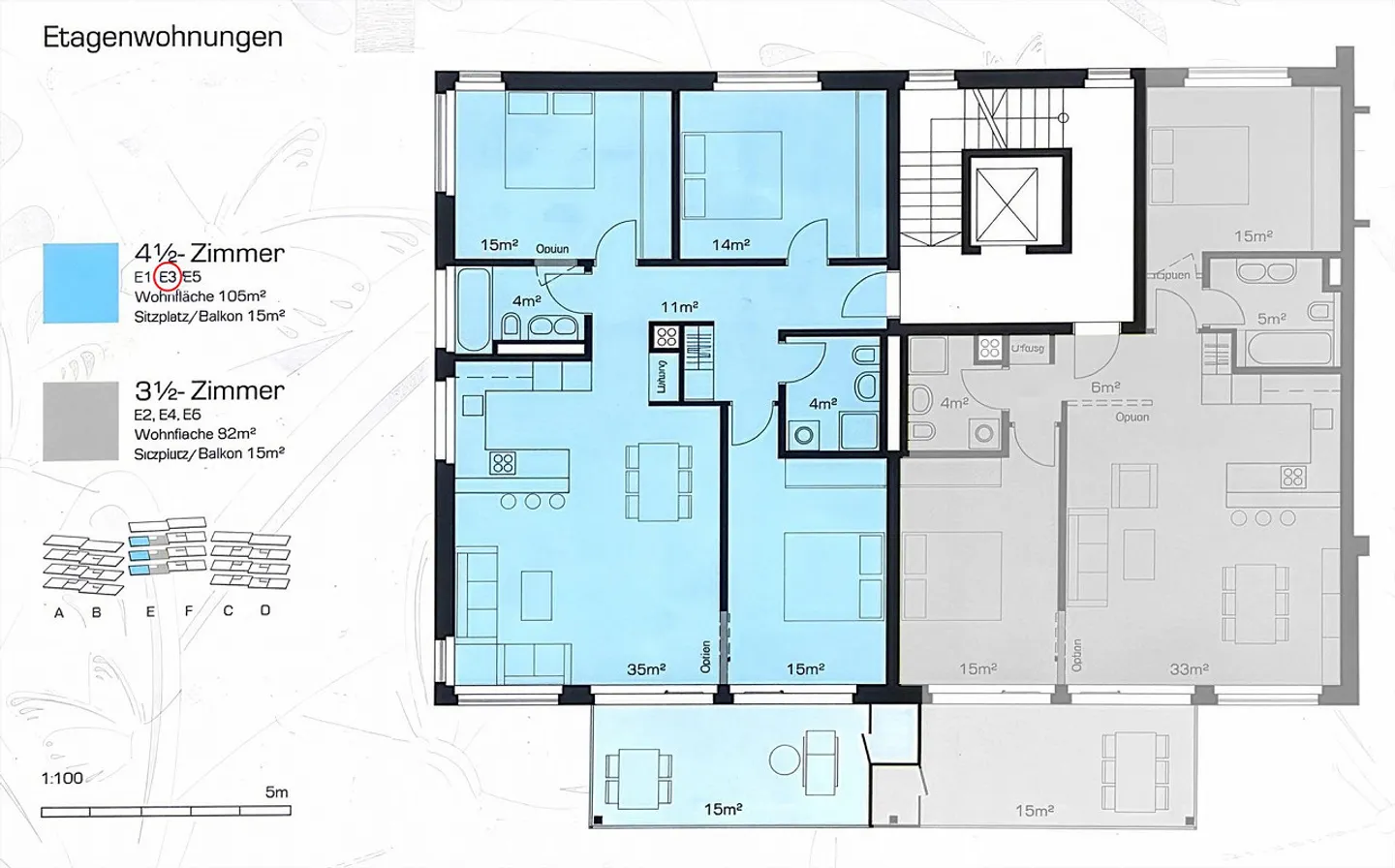 sonnige, ruhige, moderne 4.5 Zimmer-Wohnung in Wattenwil - Foto 12 von 13
