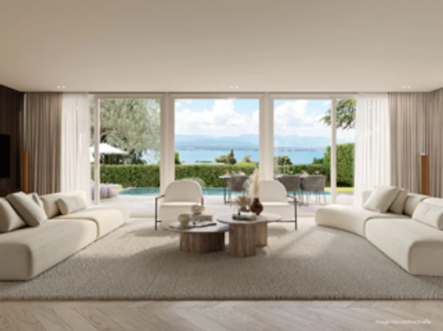 EXCEPTIONAL VILLA IN CRANS-PRÈS-CÉLIGNY WITH PANORAMIC VIEW OF THE LAKE - Photo 3 of 12