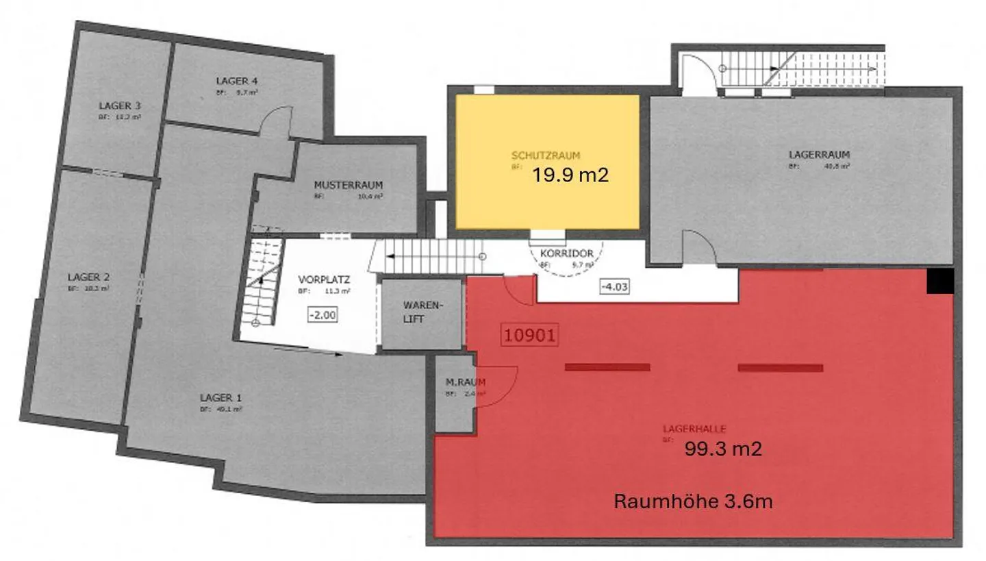 Storage room with high shelves - Photo 9 of 9