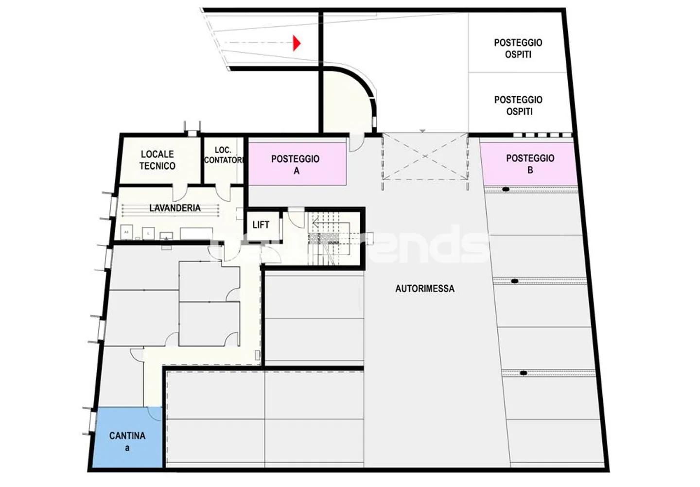 Montagnola Arasio : Appartement en penthouse avec 4,5 pièces, terrasse et vue dégagée. - Photo 13 sur 14