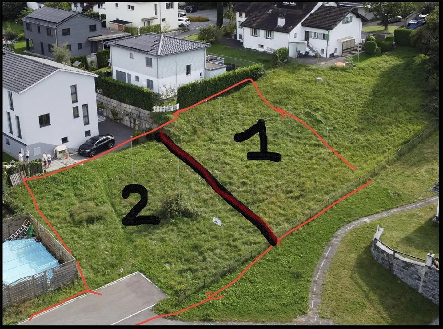 Terrain de construction de rêve – 420 m2 dans un emplacement calme et central - Photo 1 sur 6