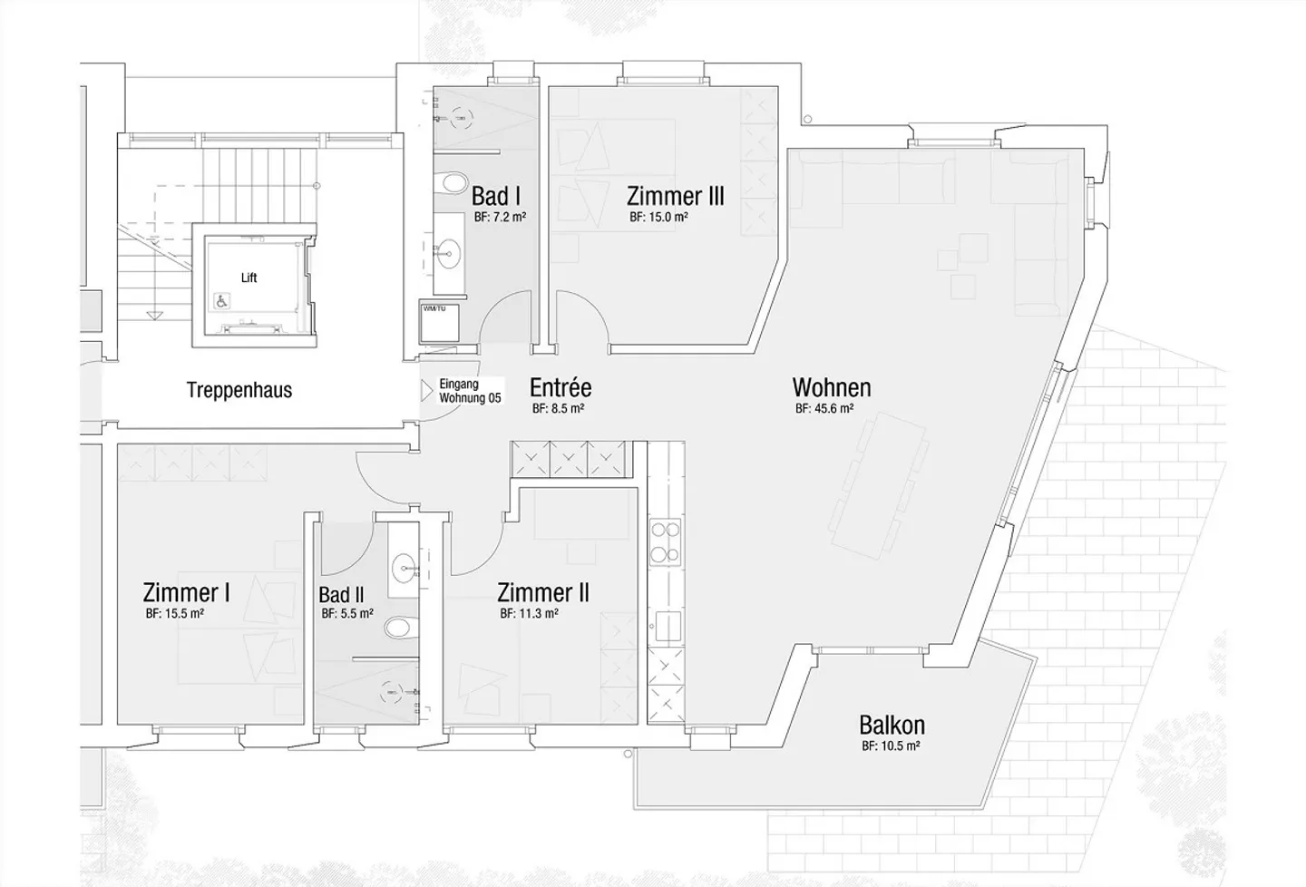 Appartement neuf exclusif de 4,5 pièces avec vue à Flims - Photo 5 sur 5