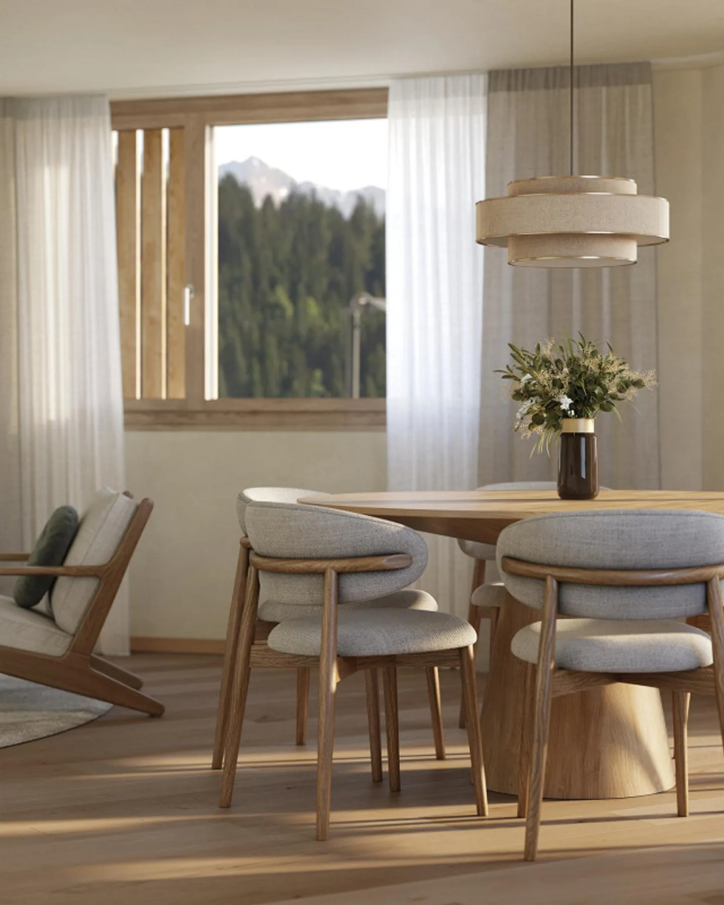 Appartement neuf exclusif de 5,5 pièces avec vue à Flims - Photo 2 sur 6