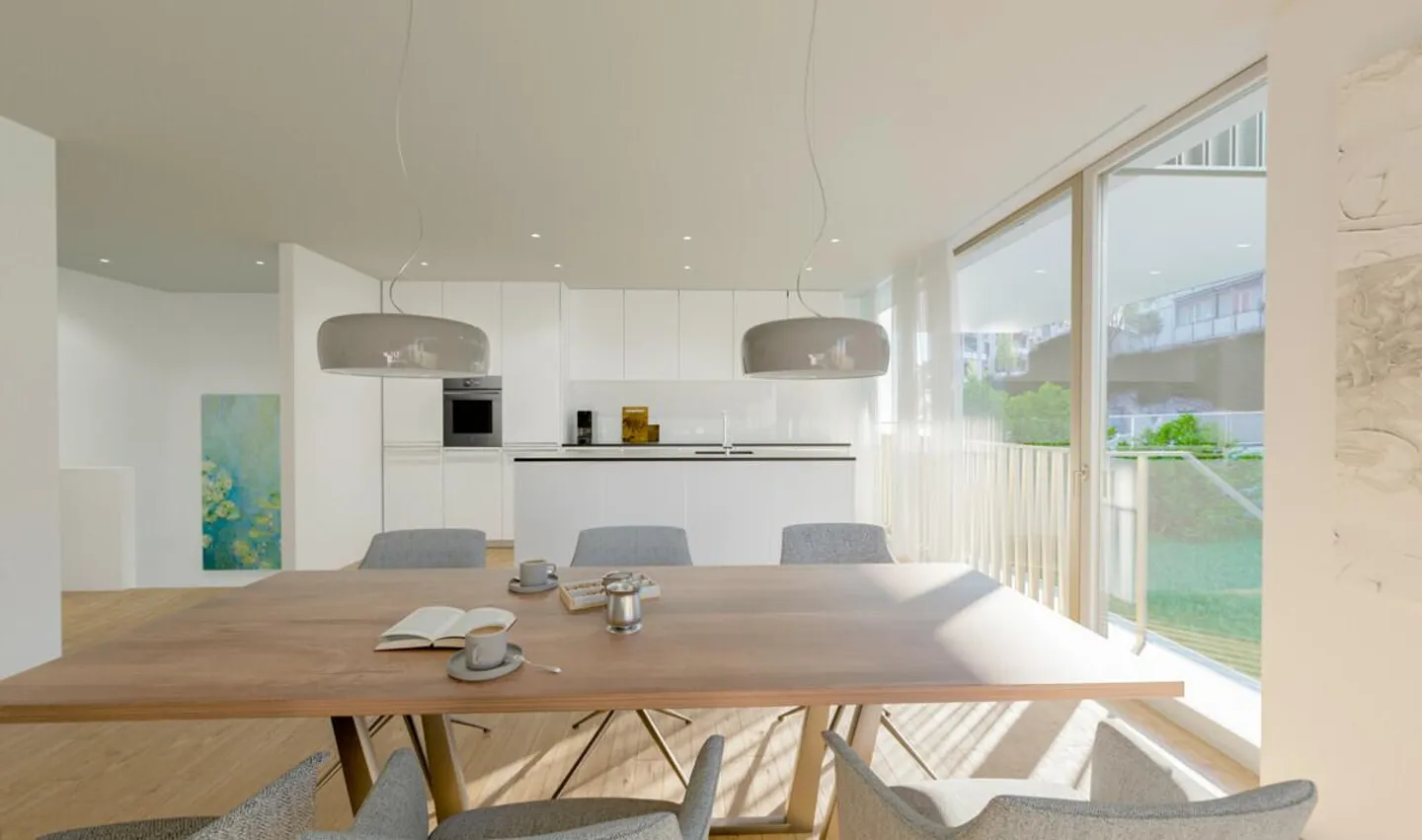 Moderne Gartenwohnung in Riehen - Foto 2 von 8