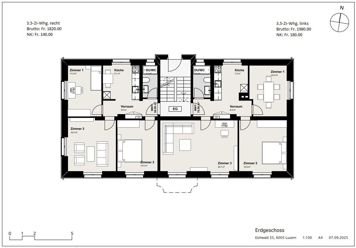 Prima locazione, appartamenti appena ristrutturati nella migliore posizione! - Foto 7 di 9