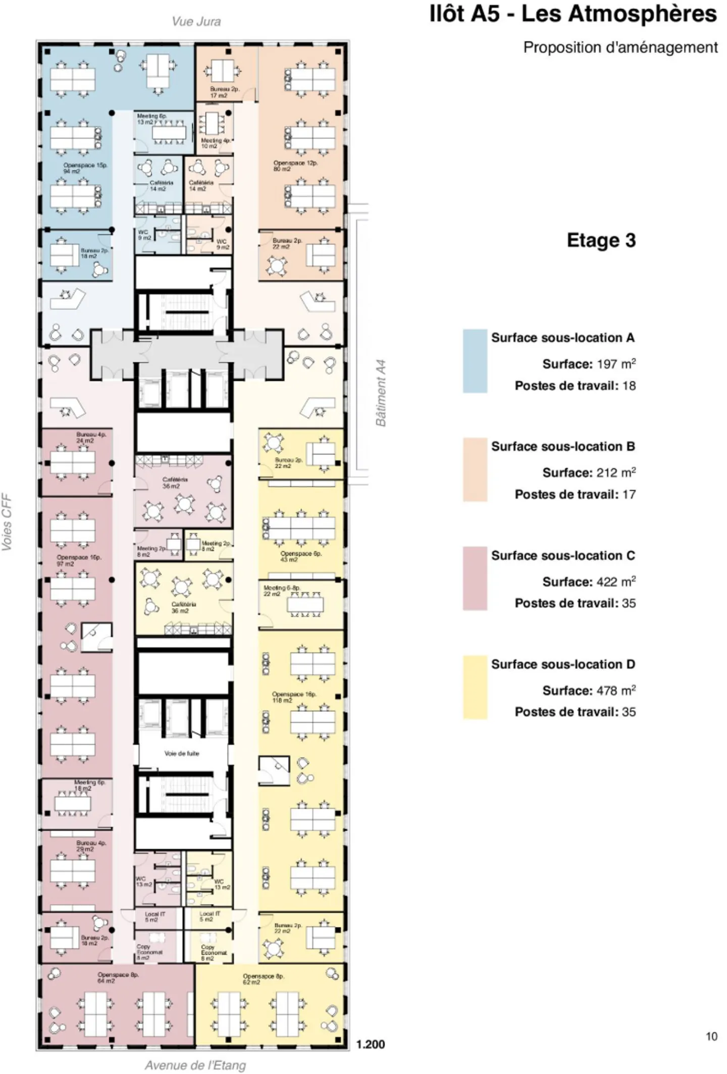 Bürofläche im Quartier de l'Étang - Foto 9 von 9