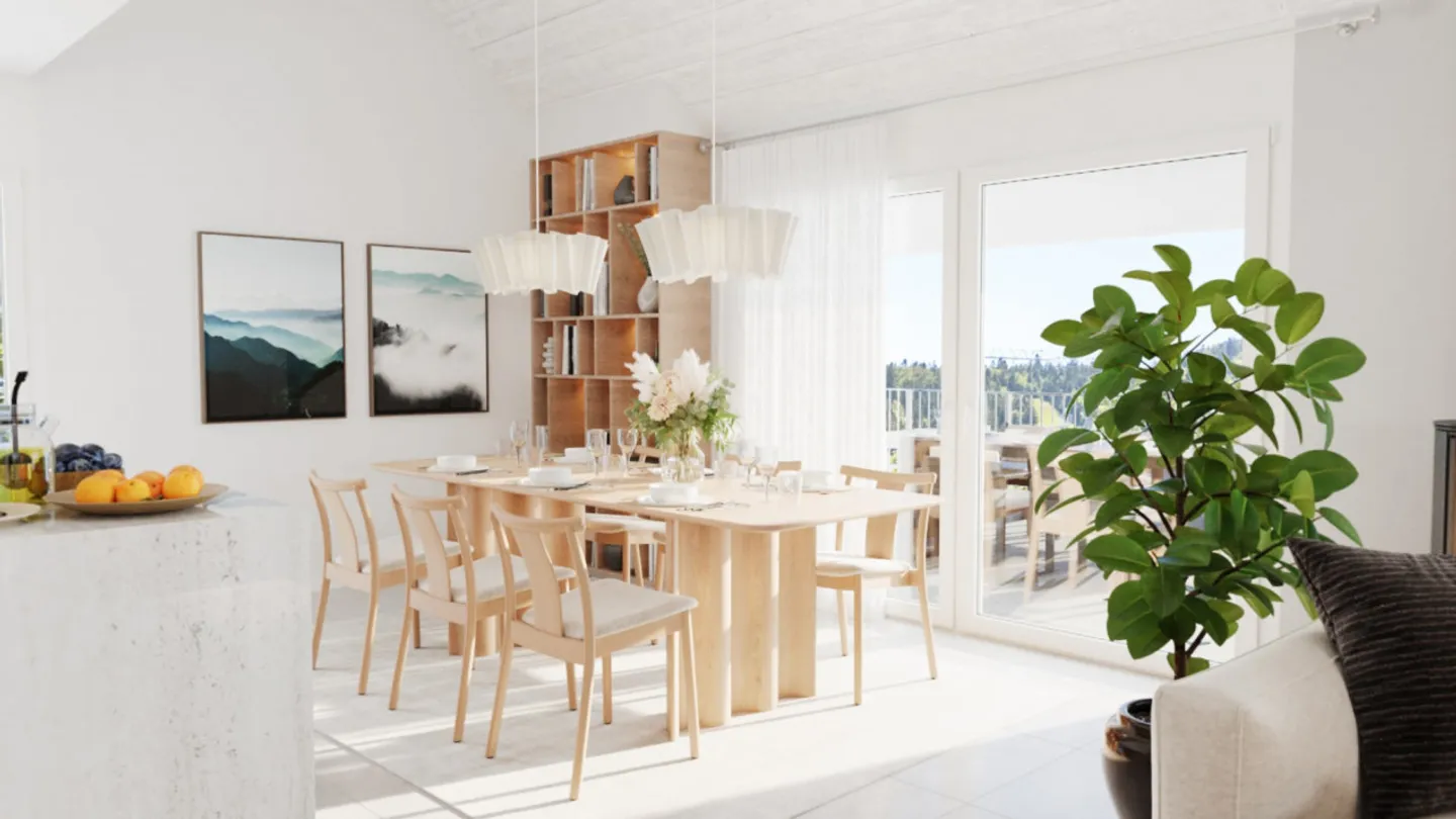 A villa where the garden touches the sky, attic duplex with 4.5 rooms, 190 m² - Photo 7 of 13