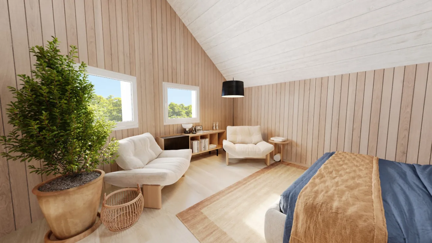 A villa where the garden touches the sky, attic duplex with 4.5 rooms, 190 m² - Photo 8 of 13