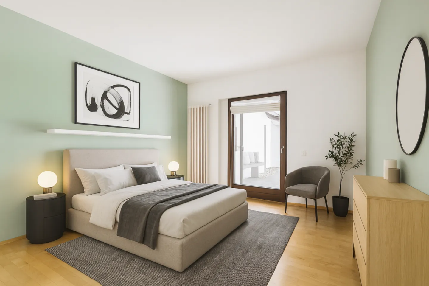 Appartement lumineux situé dans la nature dans un emplacement privilégié avec un grand jardin - Photo 1 sur 13