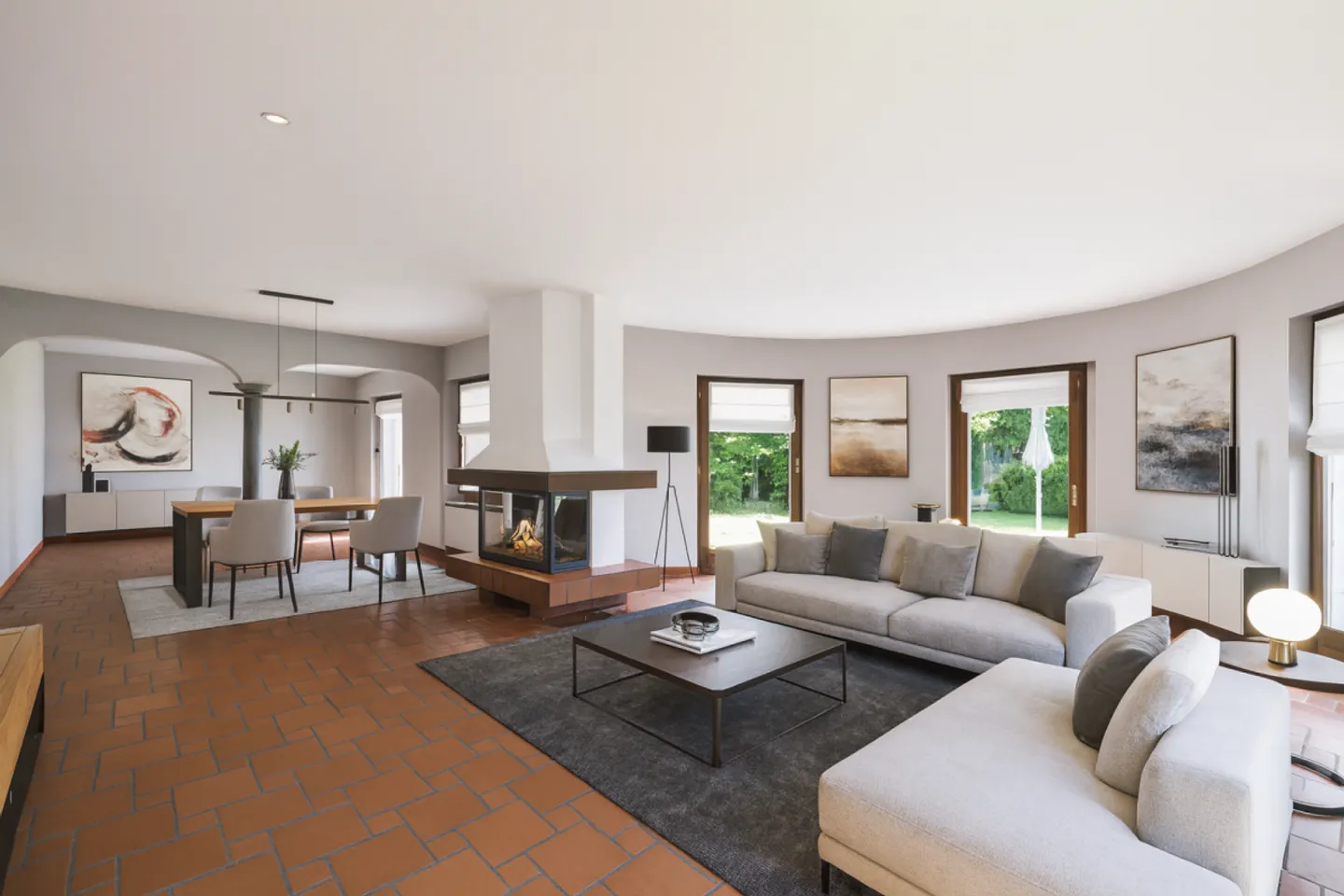 Appartement lumineux situé dans la nature dans un emplacement privilégié avec un grand jardin - Photo 2 sur 13