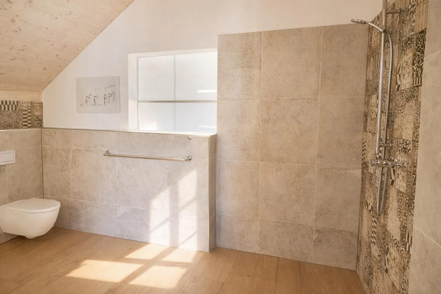 Sunny Attic Apartment in the Village Center of Zwingen - 124 m2 - Photo 6 of 11