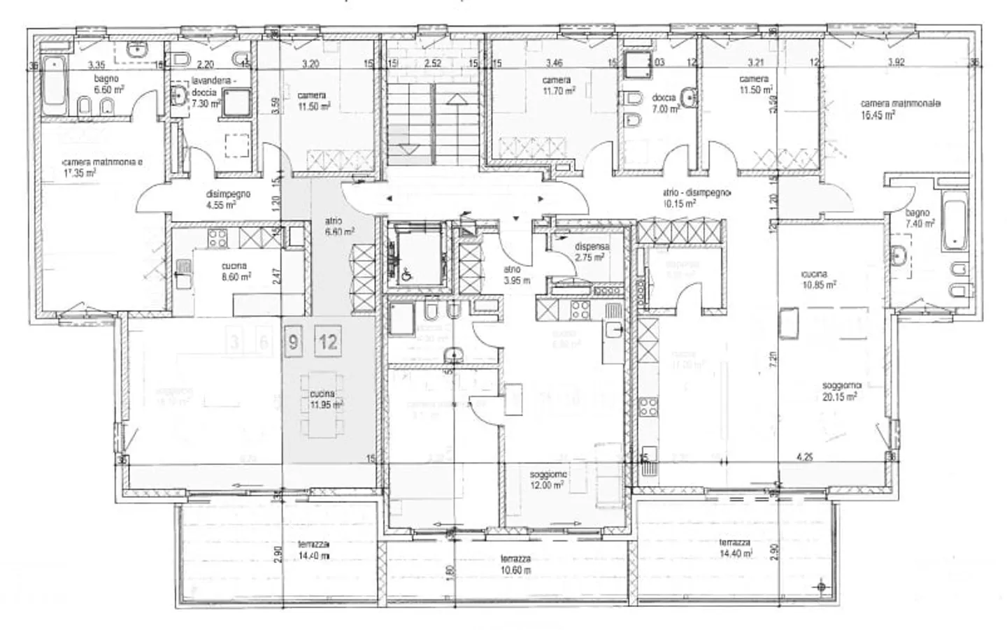 Appartamento moderno di 4,5 stanze con vista sui castelli di Bellinzona - Foto 9 di 9