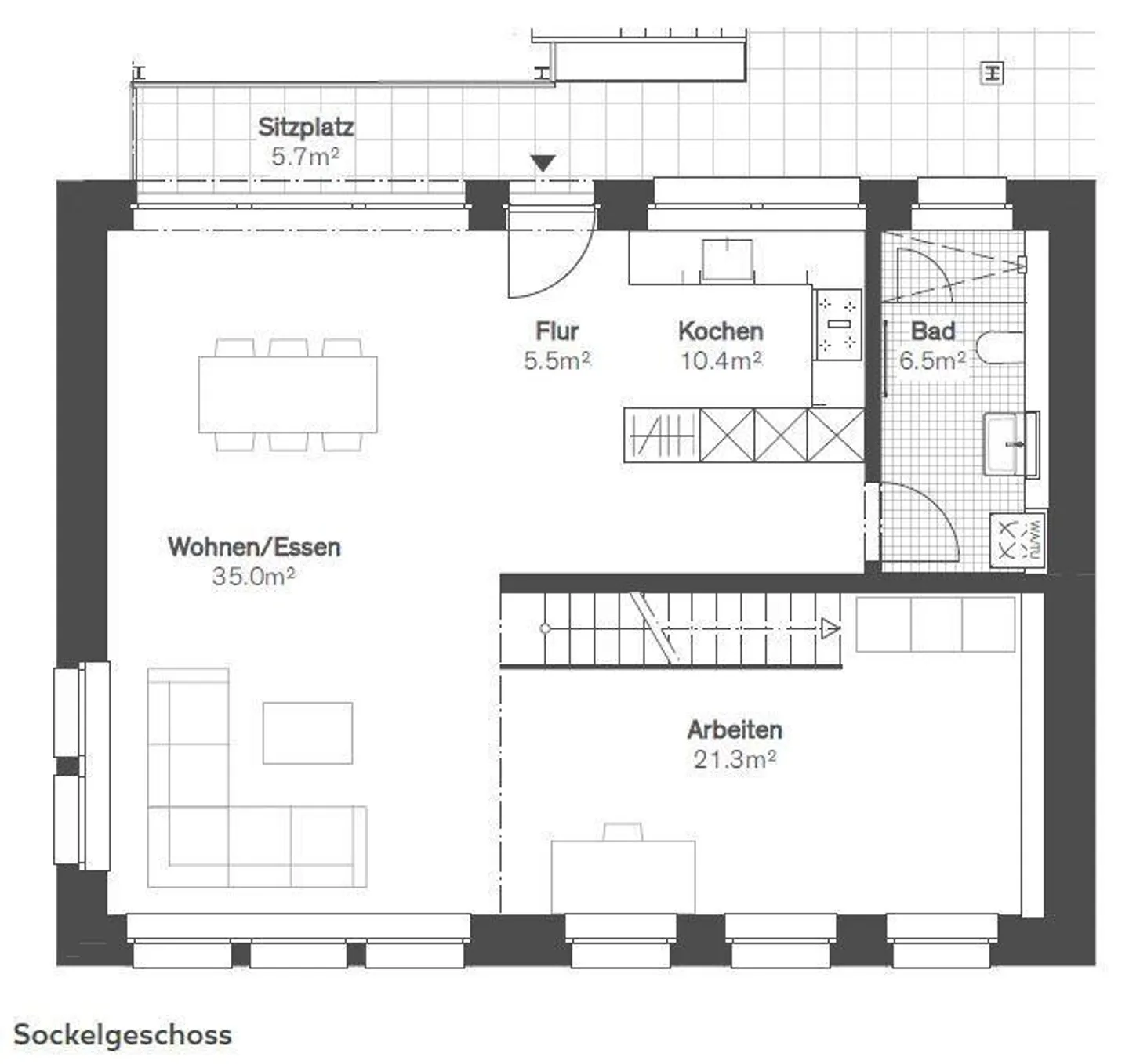 Appartement LOFT unique de 3,5 pièces avec galerie - Photo 3 sur 9