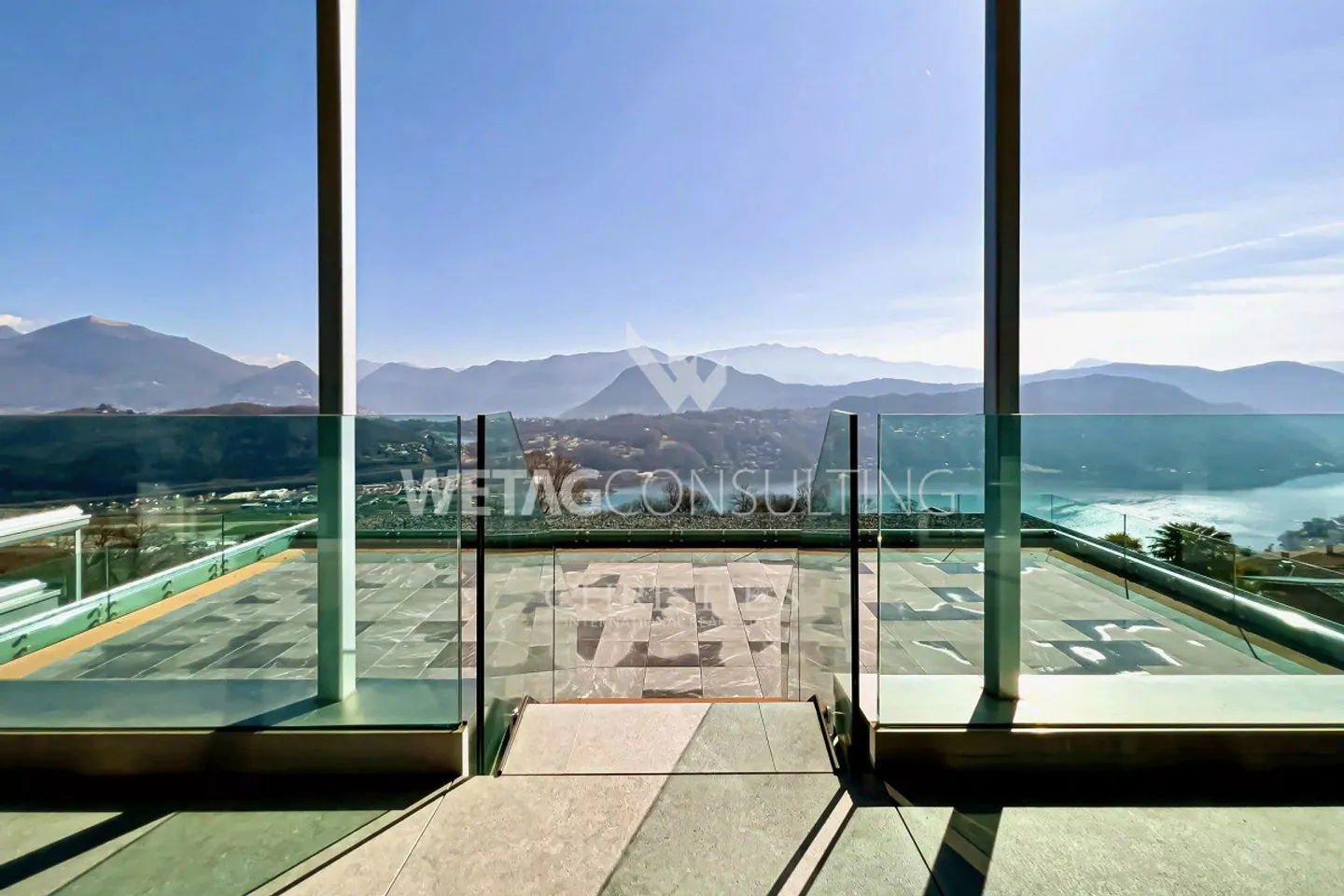 Appartamento prestigioso con vista spettacolare sul lago di Lugano a Vernate in vendita - Foto 11 di 12