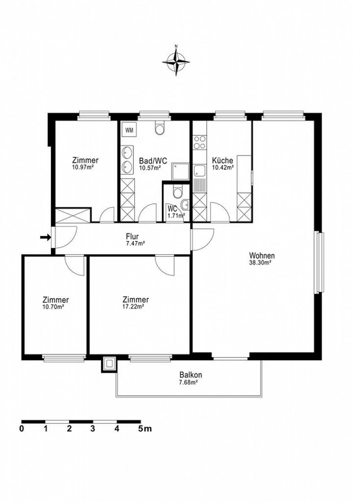 Cozy 4.5-room condominium in a quiet residential area - Photo 12 of 12