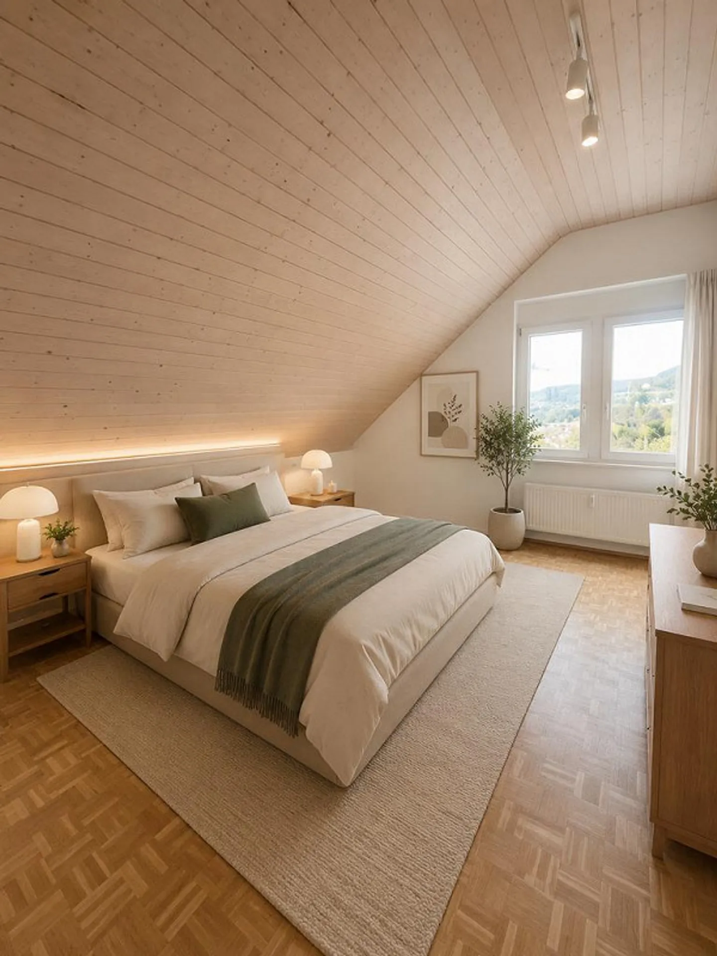 Incantevole appartamento mansardato con 2 camere e grande balcone a Pfeffingen - Foto 3 di 4