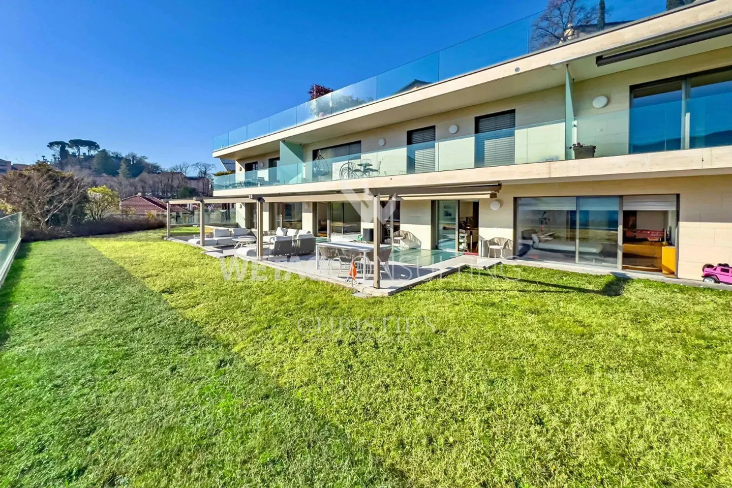 Lugano: Appartamento moderno con vista parziale sul lago di Lugano, gr... - Foto 1 di 13