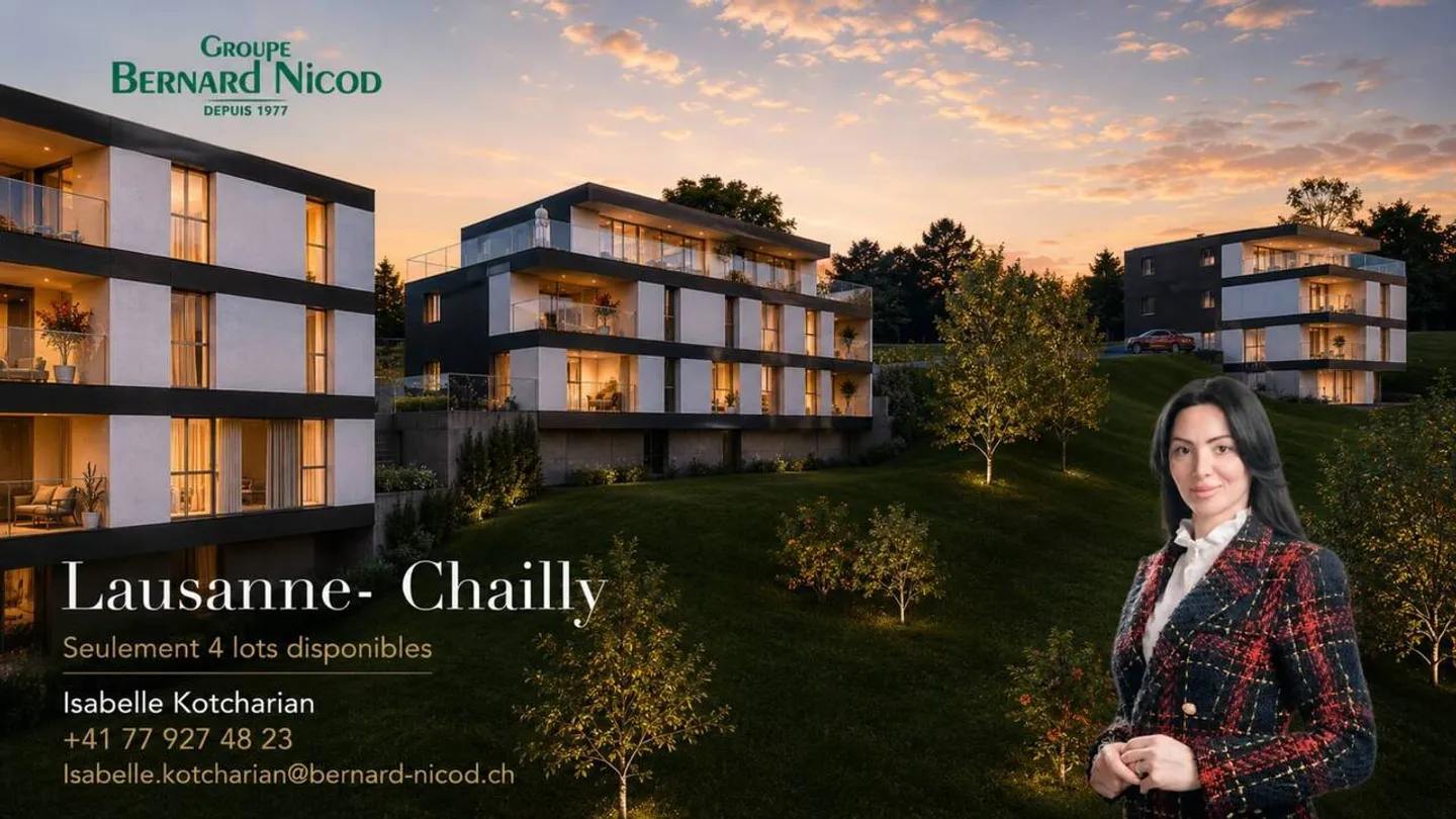 New residence in Chailly - 4.5 room apartment with south-facing balcony - Photo 1 of 7