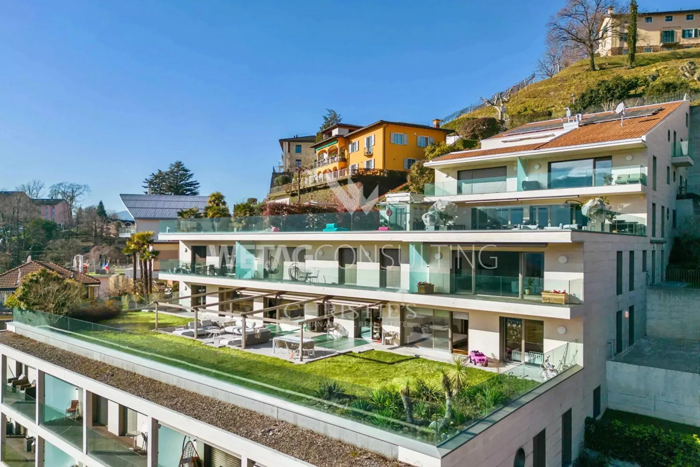 Lugano: Appartamento moderno con vista parziale sul lago di Lugano, gr... - Foto 13 di 13