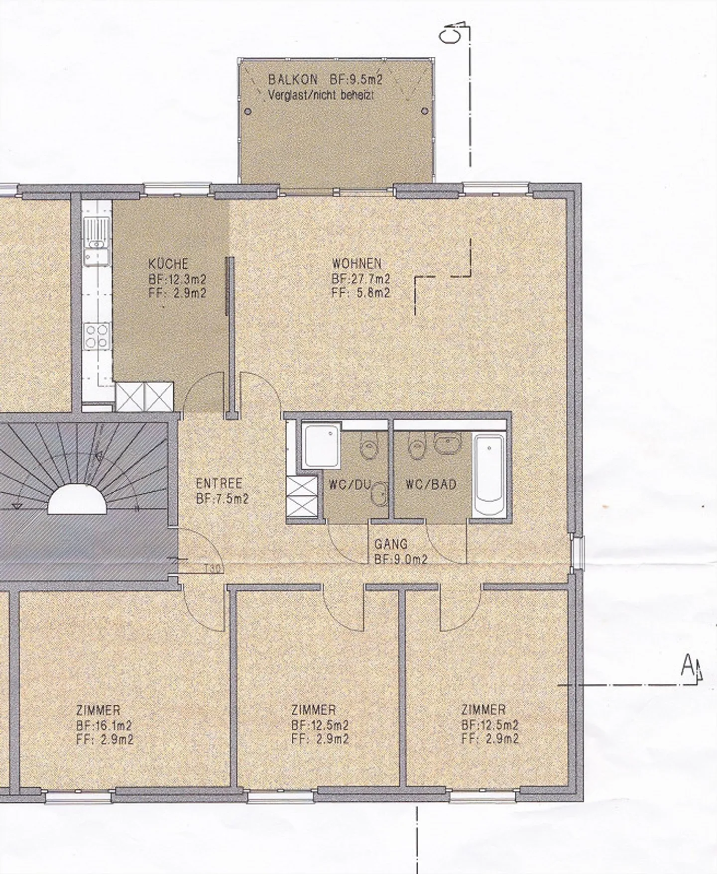 Schöne, helle 4.5-Zimmerwohnung - Foto 12 von 12