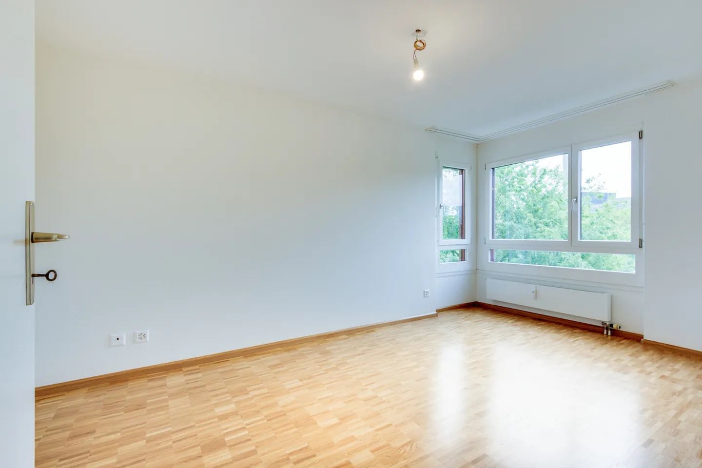 Helles Apartment mit Grünblick - Foto 8 von 9