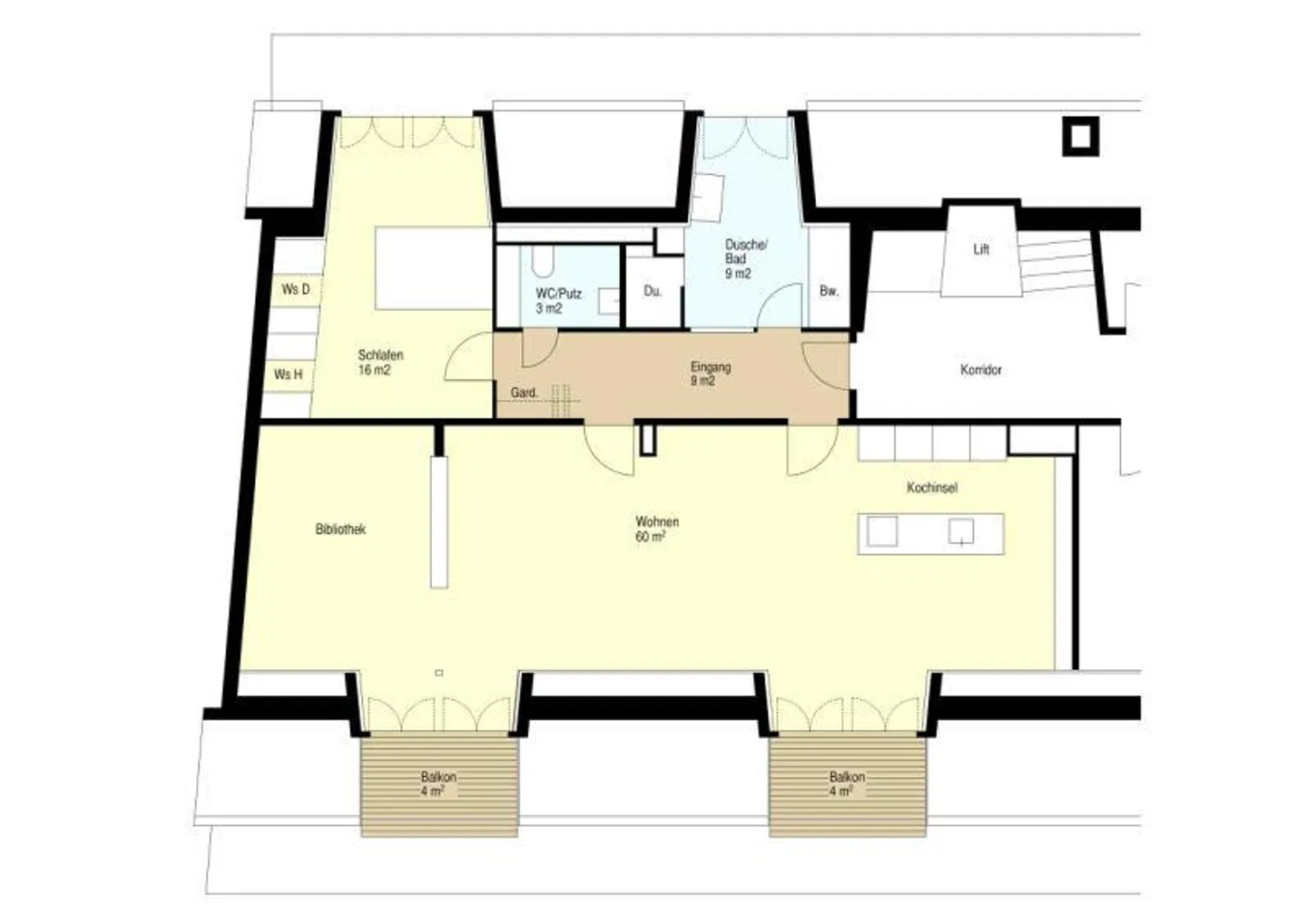 Nouvelle grande penthouse moderne au centre de St. Gallen - Photo 17 sur 17