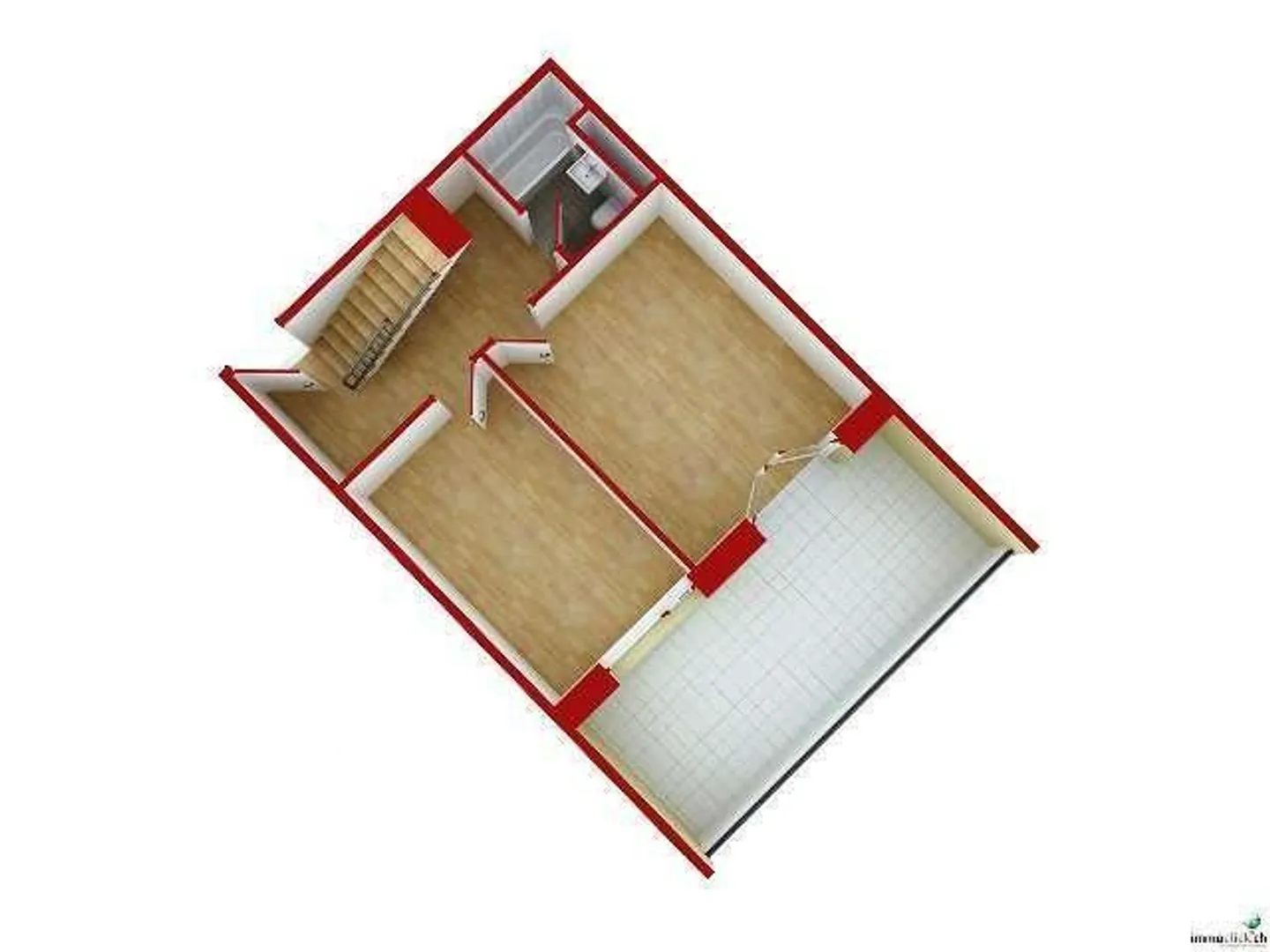 Charmante Maisonette mit Balkonen - Foto 8 von 9