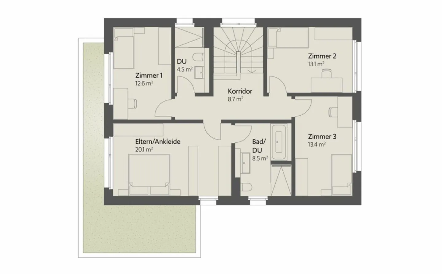 324 m² | 6.5-Zi.-Einfamilienhaus | Erstbezug | Am Wellenberg - Photo 10 of 13
