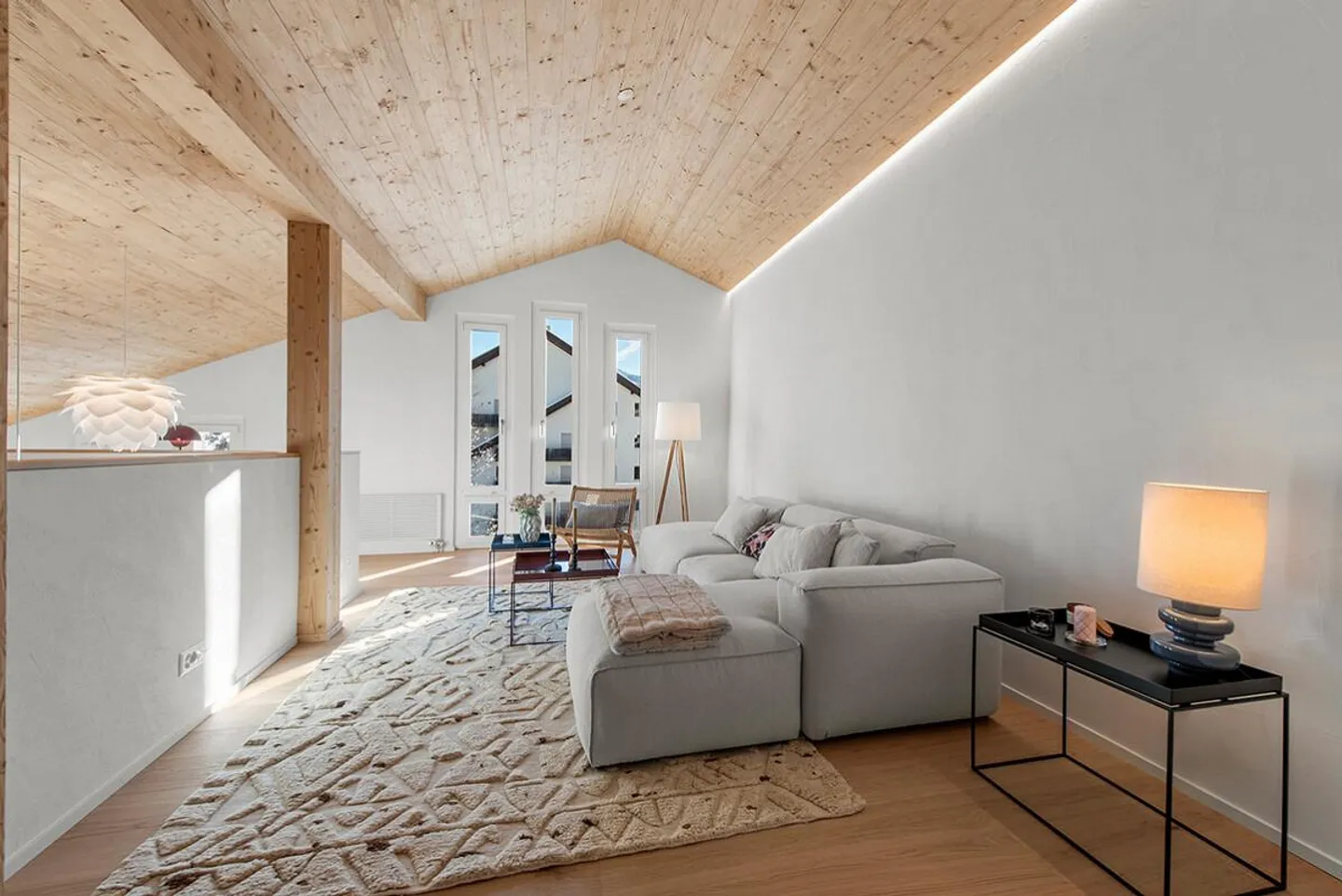 Laax-Murschetg: stilvolle Dachmaisonette mit Pistenzugang und Balkon - Foto 1 von 6