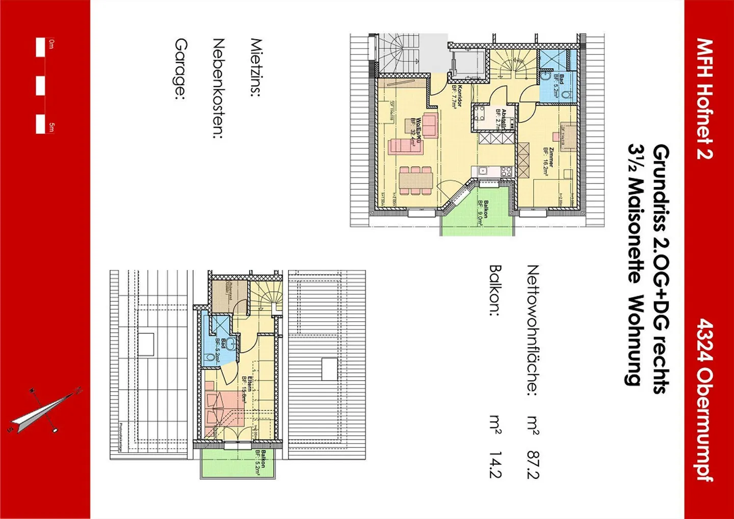 Moderne Maisonette Wohnung - Foto 4 von 4