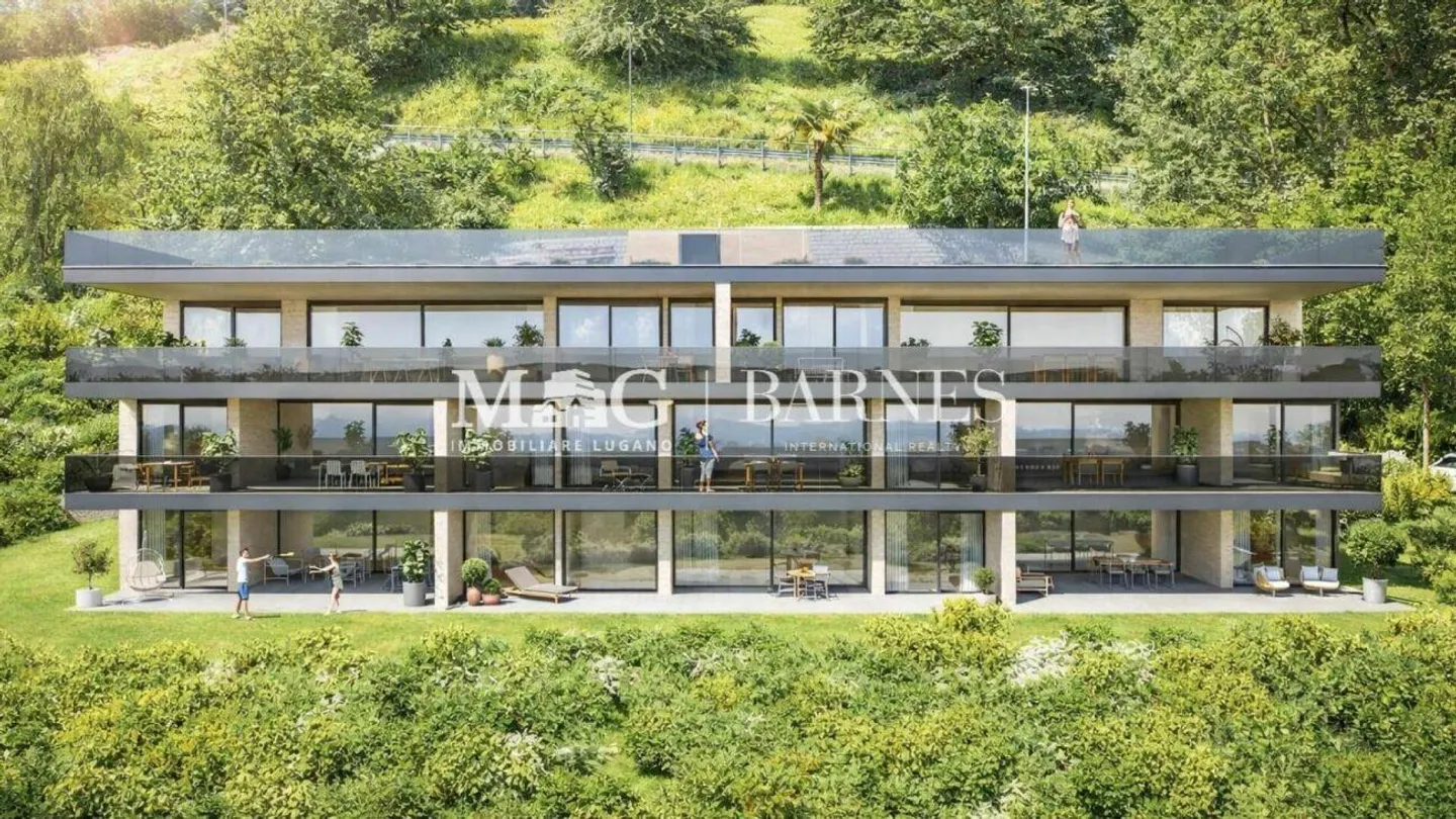 Appartement 3.5 pièces NEUF avec jardin à Lugano Pregassona à vendre - possibilité en tant que deuxième résidence - Photo 2 sur 10