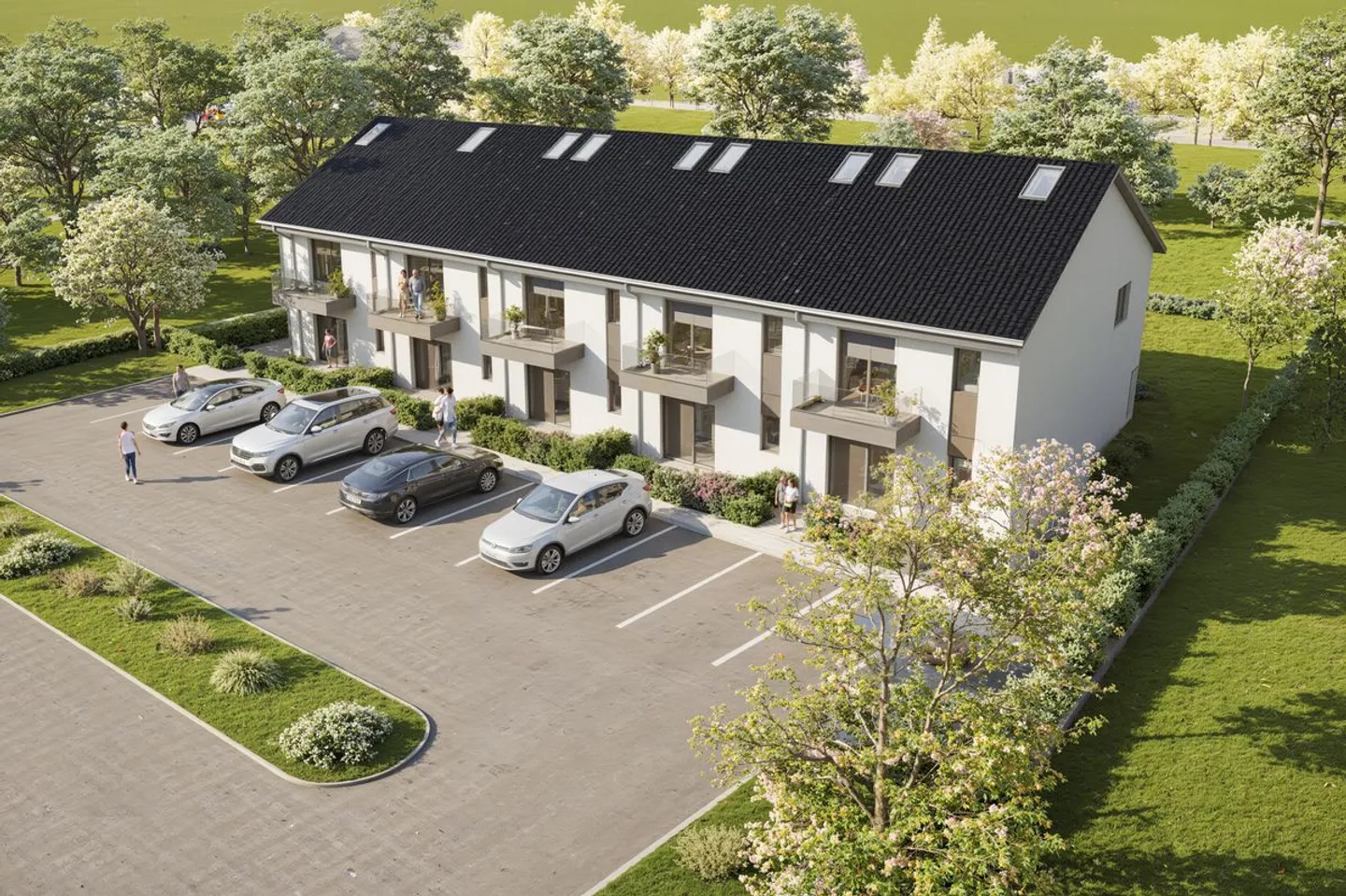 MONTHEROD - Neue Förderung von 5 zusammenhängenden Villen - Villa A & E - Foto 3 von 6