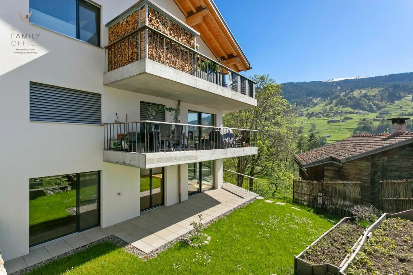 Sonnenverwöhnte Gartenwohnung mit Bergblick - Foto 7 von 16