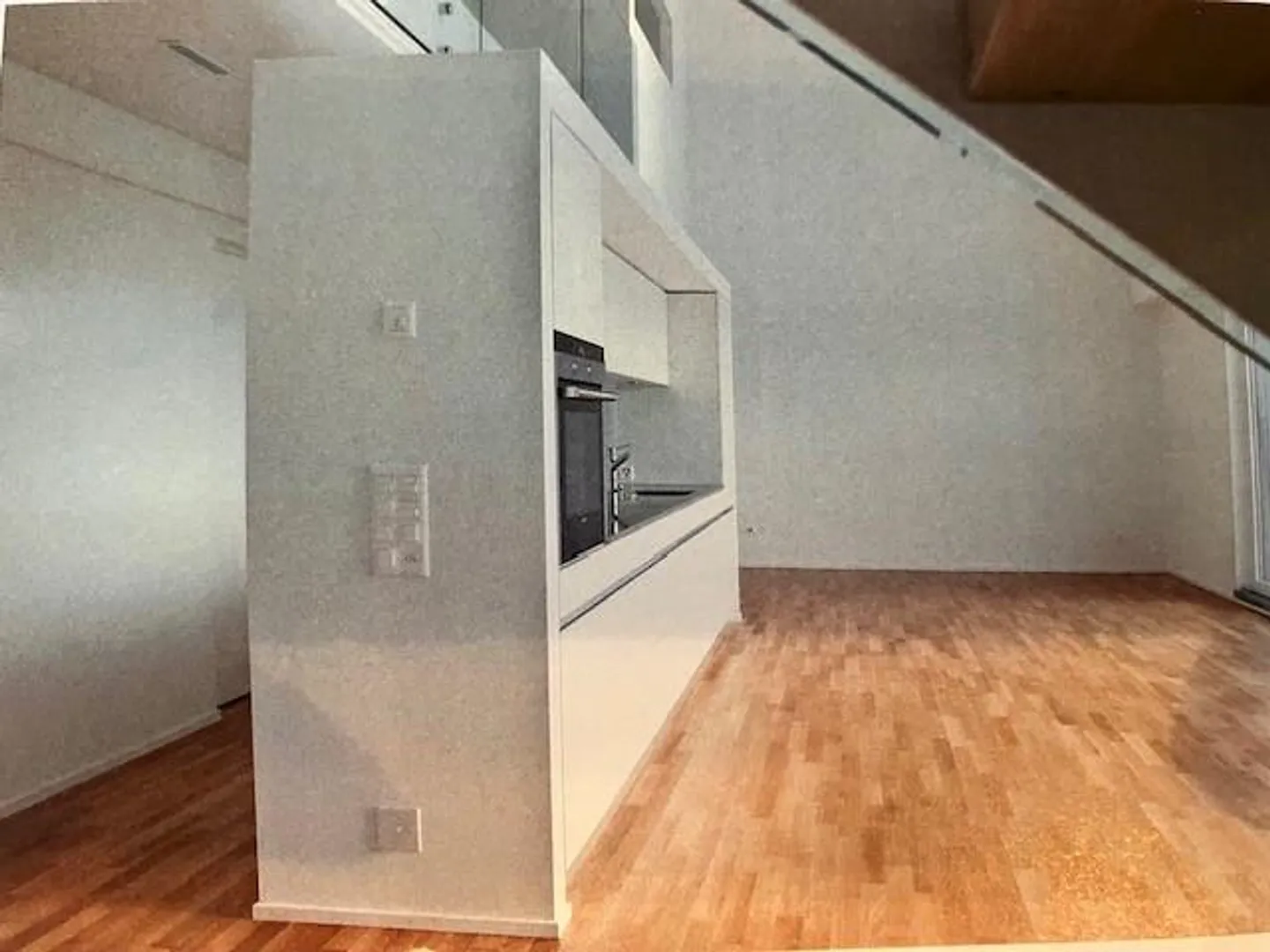 Über Dächern des St. Johann-Quartiers in der Nähe des Novartis-Campus - Foto 3 von 15