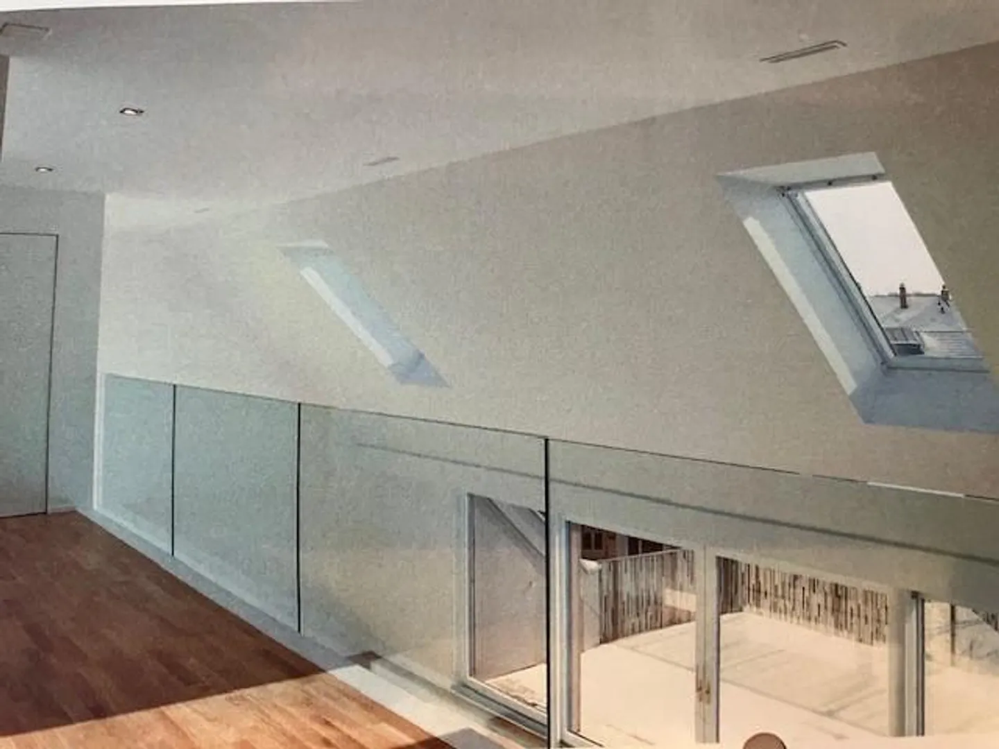 Über Dächern des St. Johann-Quartiers in der Nähe des Novartis-Campus - Foto 7 von 15