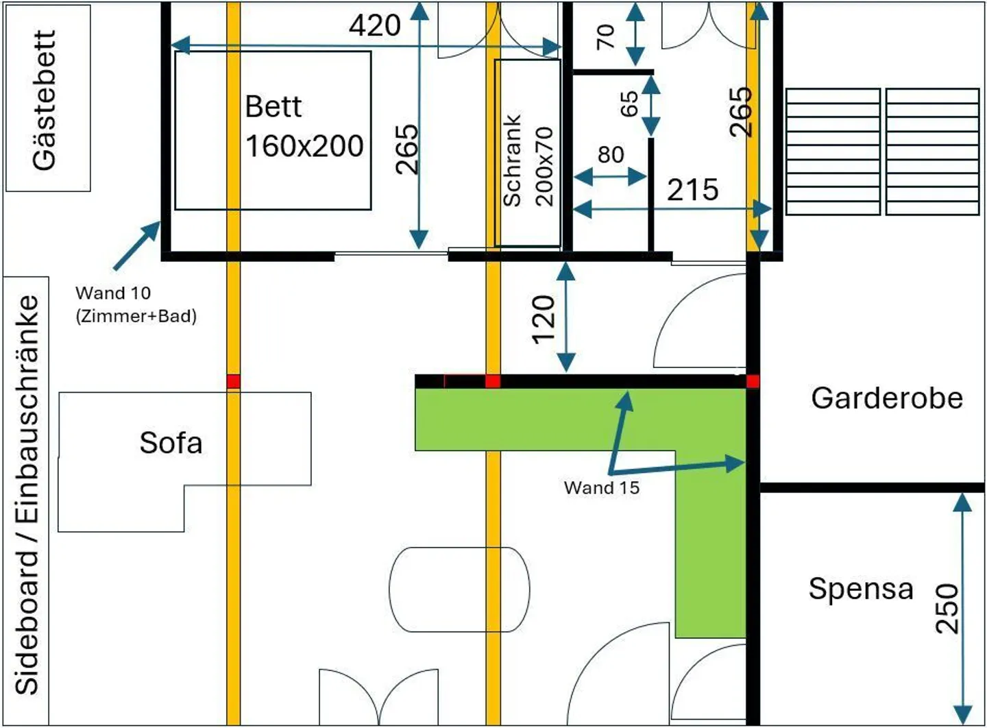 APPARTAMENTO 2½ STANZE A VÄTTIS (SG), ARREDATO, TEMPORANEO - Foto 7 di 7