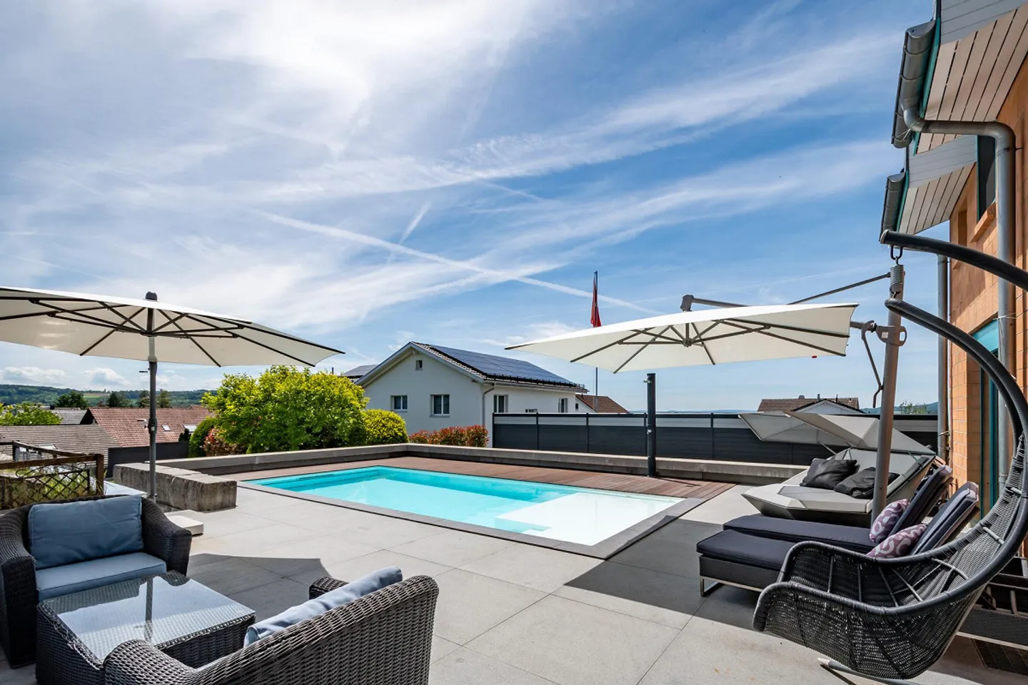 Vivre avec piscine, vue sur le Säntis et beaucoup d'intimité - Photo 12 sur 30