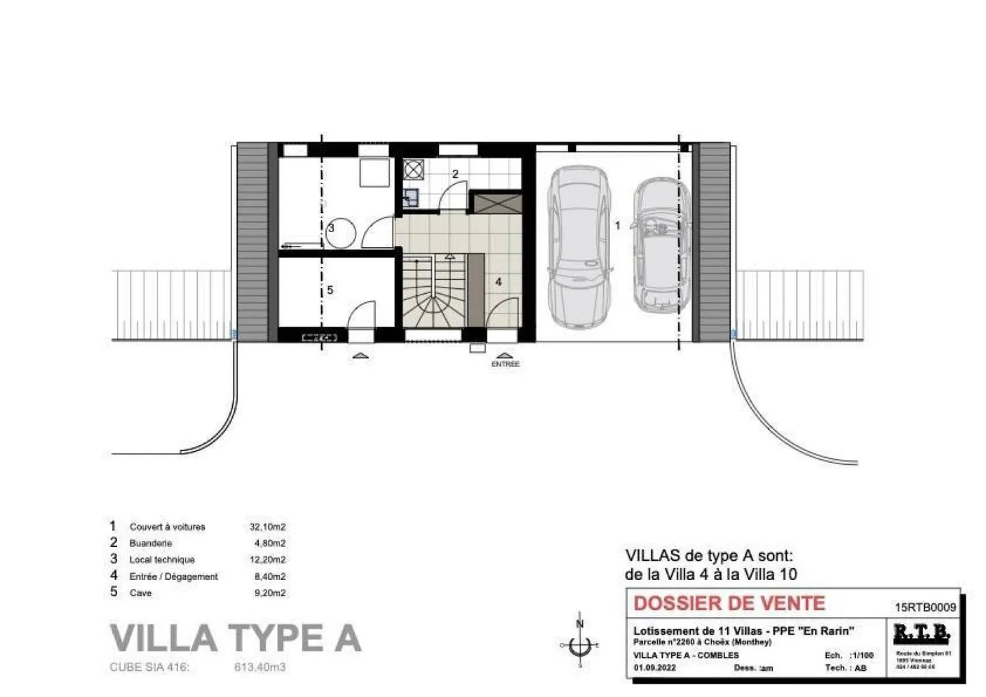 Individual Villa 4.5 Rooms in Choëx - Photo 7 of 9