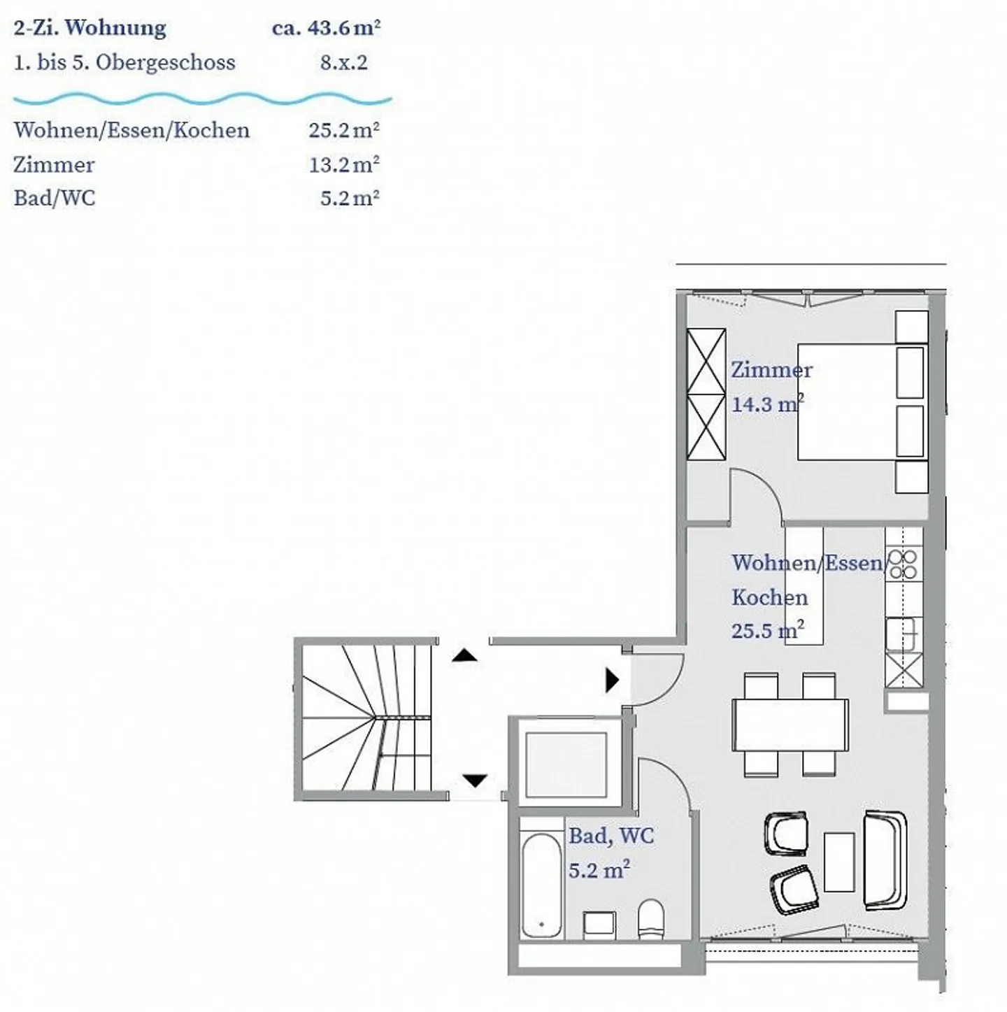 Beautiful 2-room apartment directly on the Rhine - Photo 6 of 6
