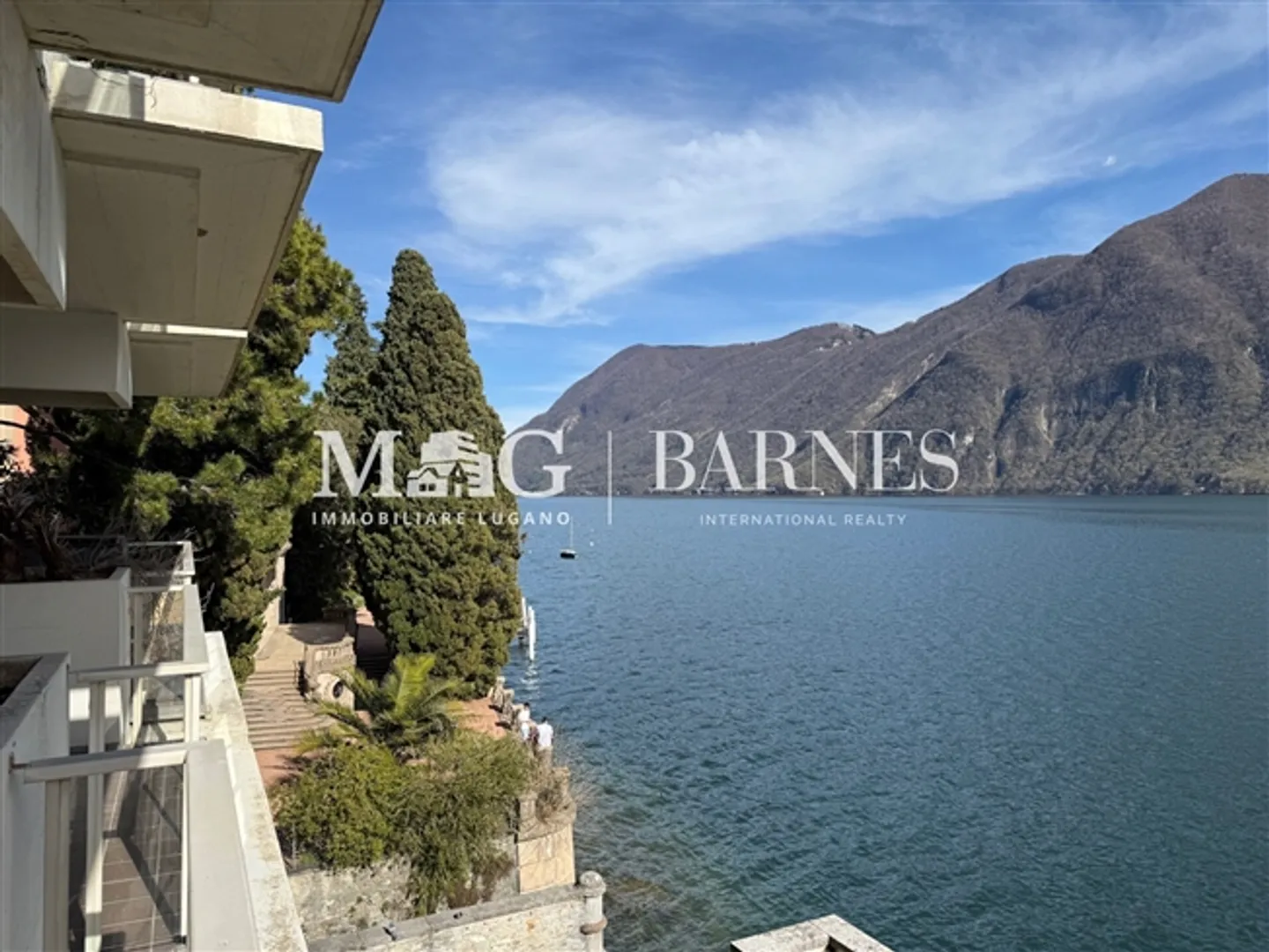 Lugano, Castagnola Directement au bord du lac - 4.5 pièces modernes avec vue sur le lac - Photo 3 sur 9