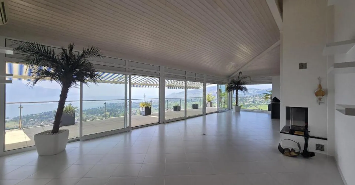 Attique avec terrasse vue lac - Photo 1 sur 8