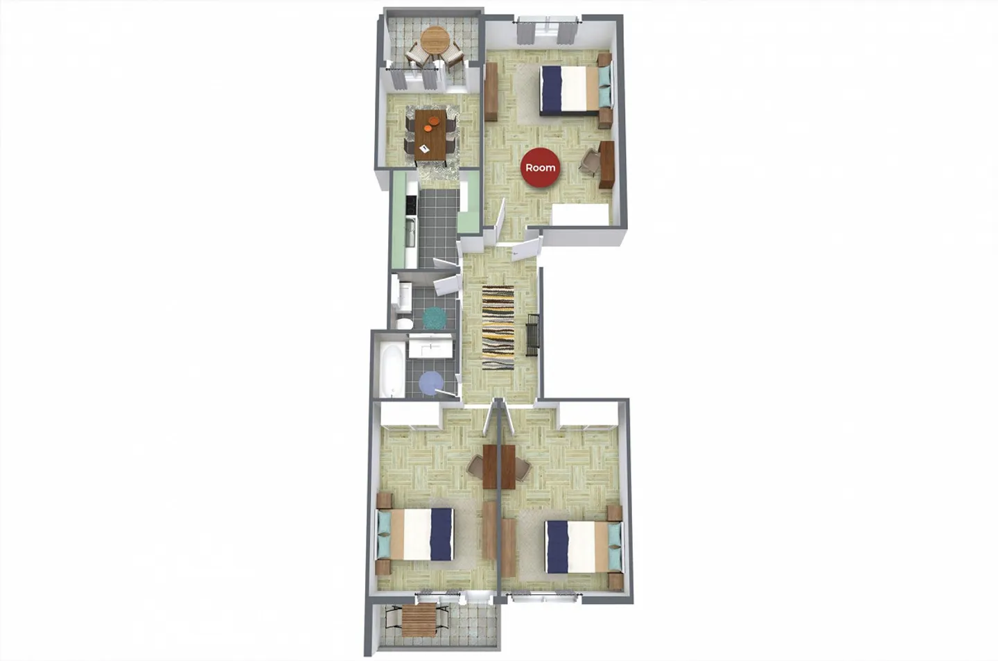 Camere belle in posizione privilegiata vicino a Sihlcity - Foto 15 di 15