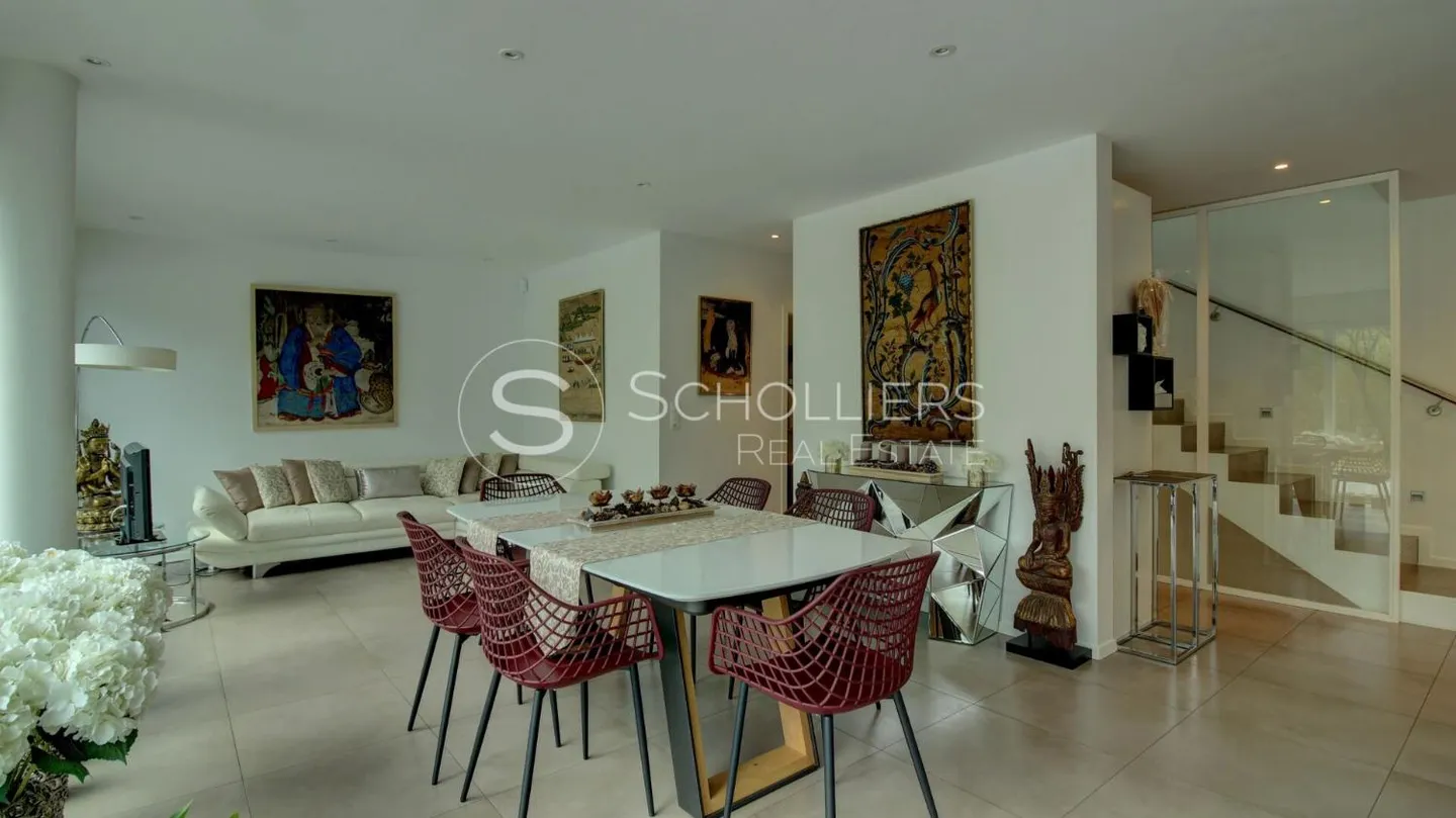 Villa contemporaine à Veyrier - Photo 2 sur 9
