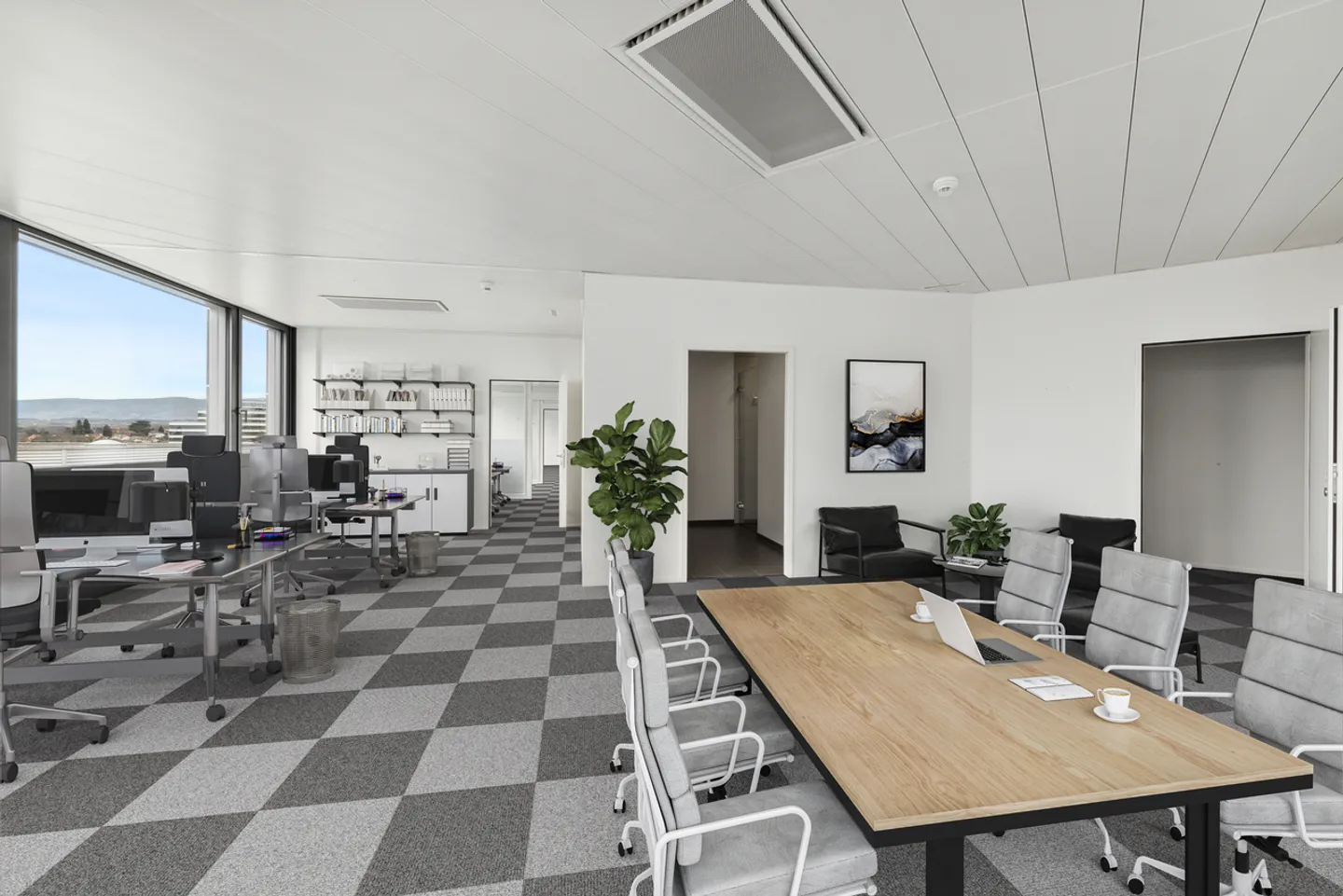 Superficie plug and play di 200 m2 in affitto - Foto 3 di 10