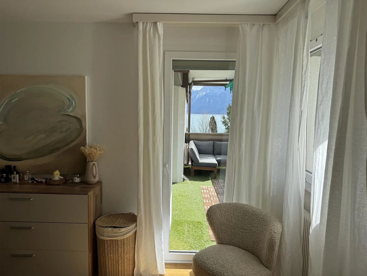 Appartamento 2.5 locali a Clarens (Montreux) – Vista lago – Subaffitto - Foto 1 di 9