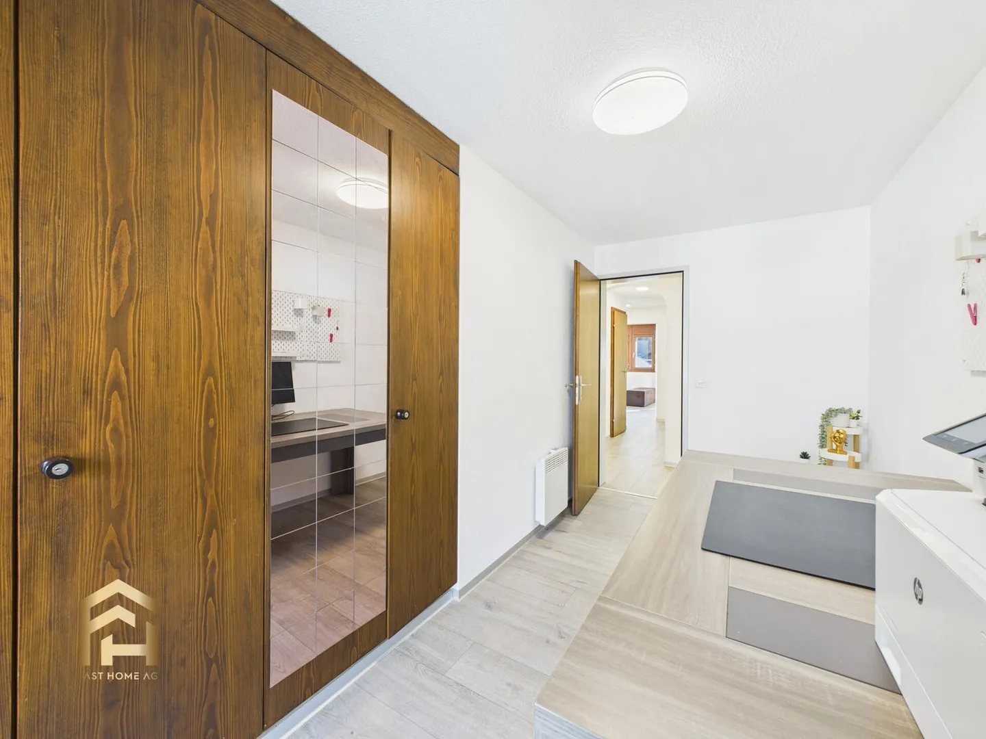 Central et moderne : Votre appartement de 4,5 pièces à Turtmann avec vue imprenable - Photo 6 sur 13