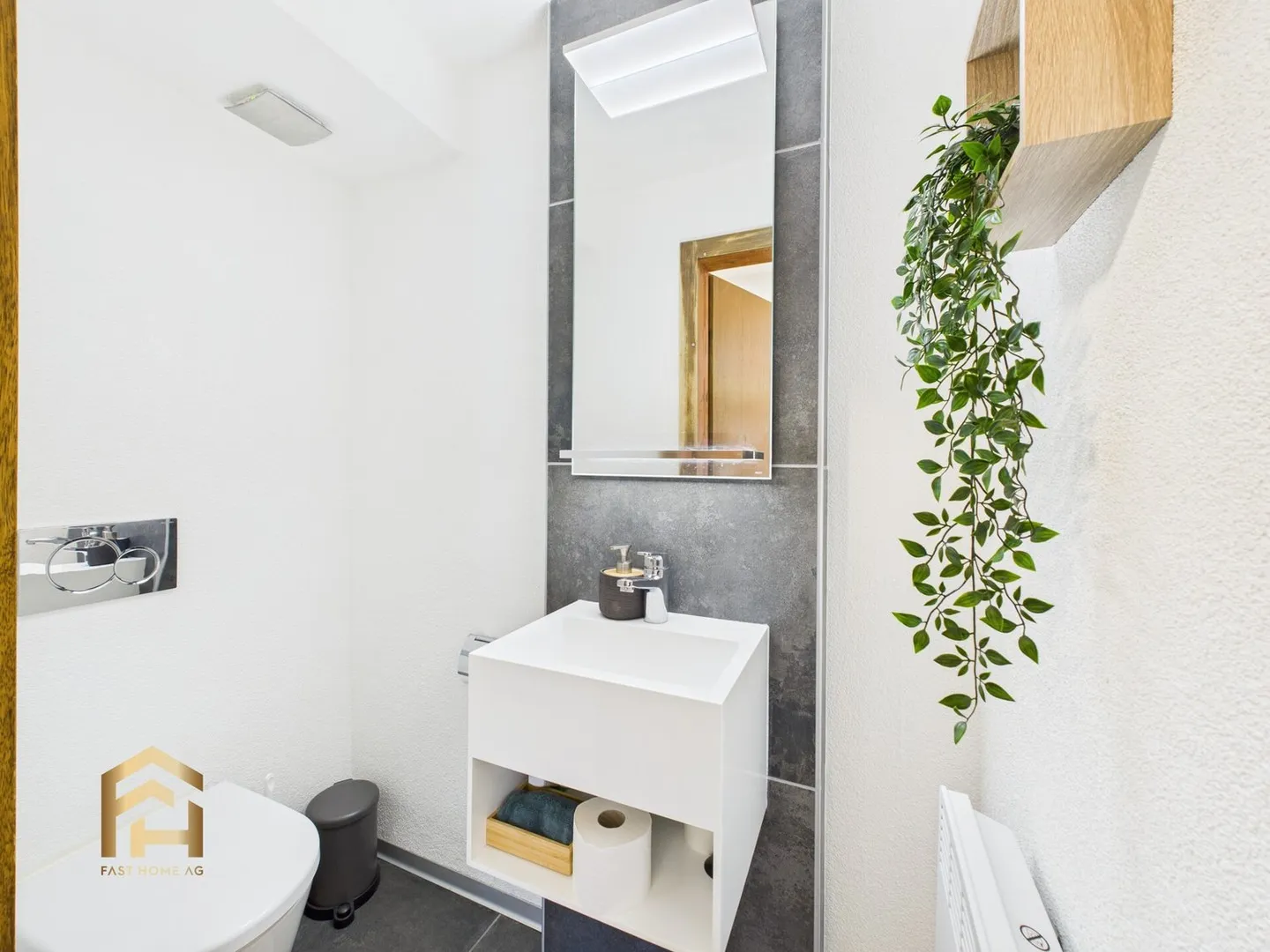 Central et moderne : Votre appartement de 4,5 pièces à Turtmann avec vue imprenable - Photo 10 sur 13