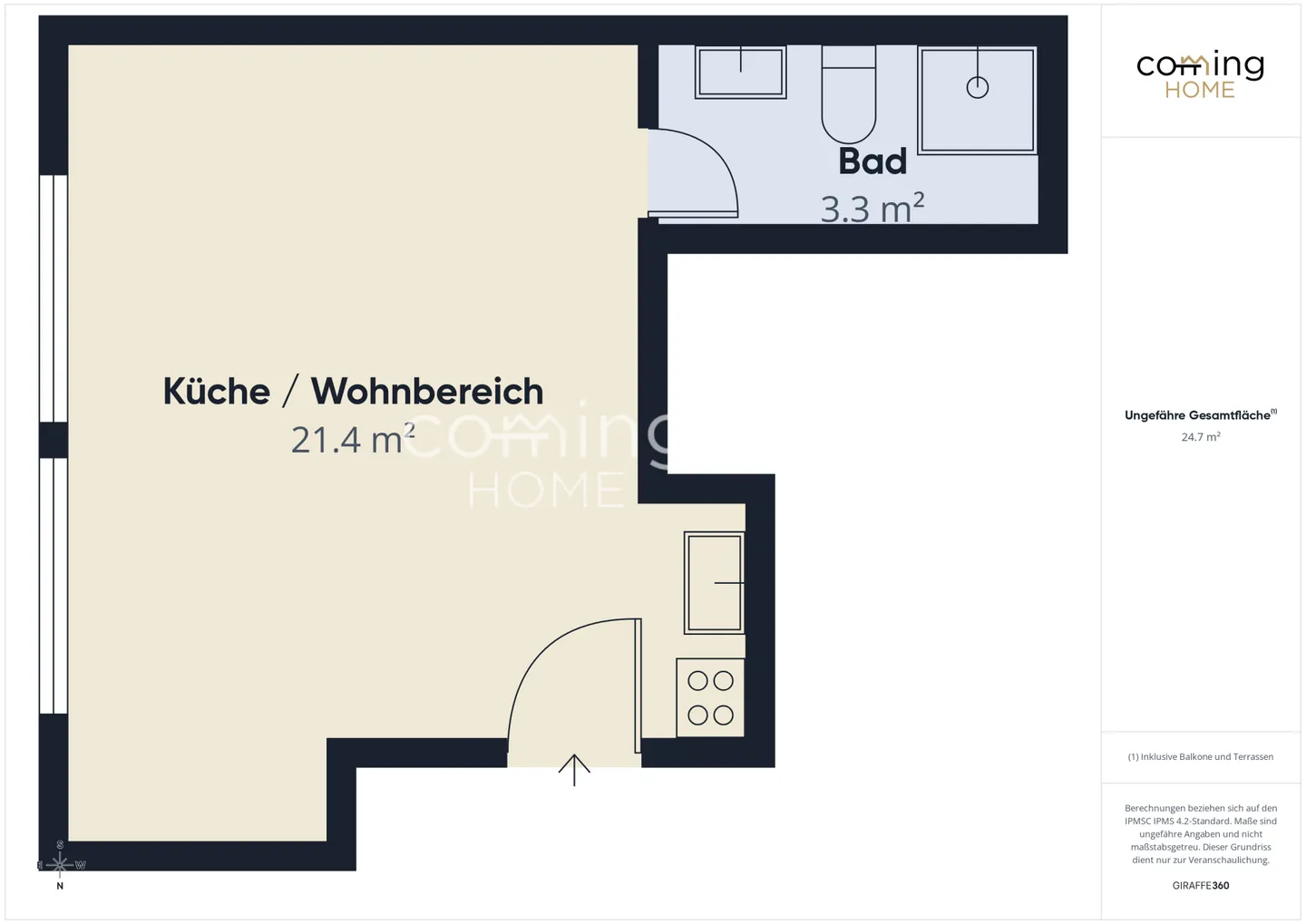 Compact Apartment in a Central Location in Visp - Foto 9 von 9