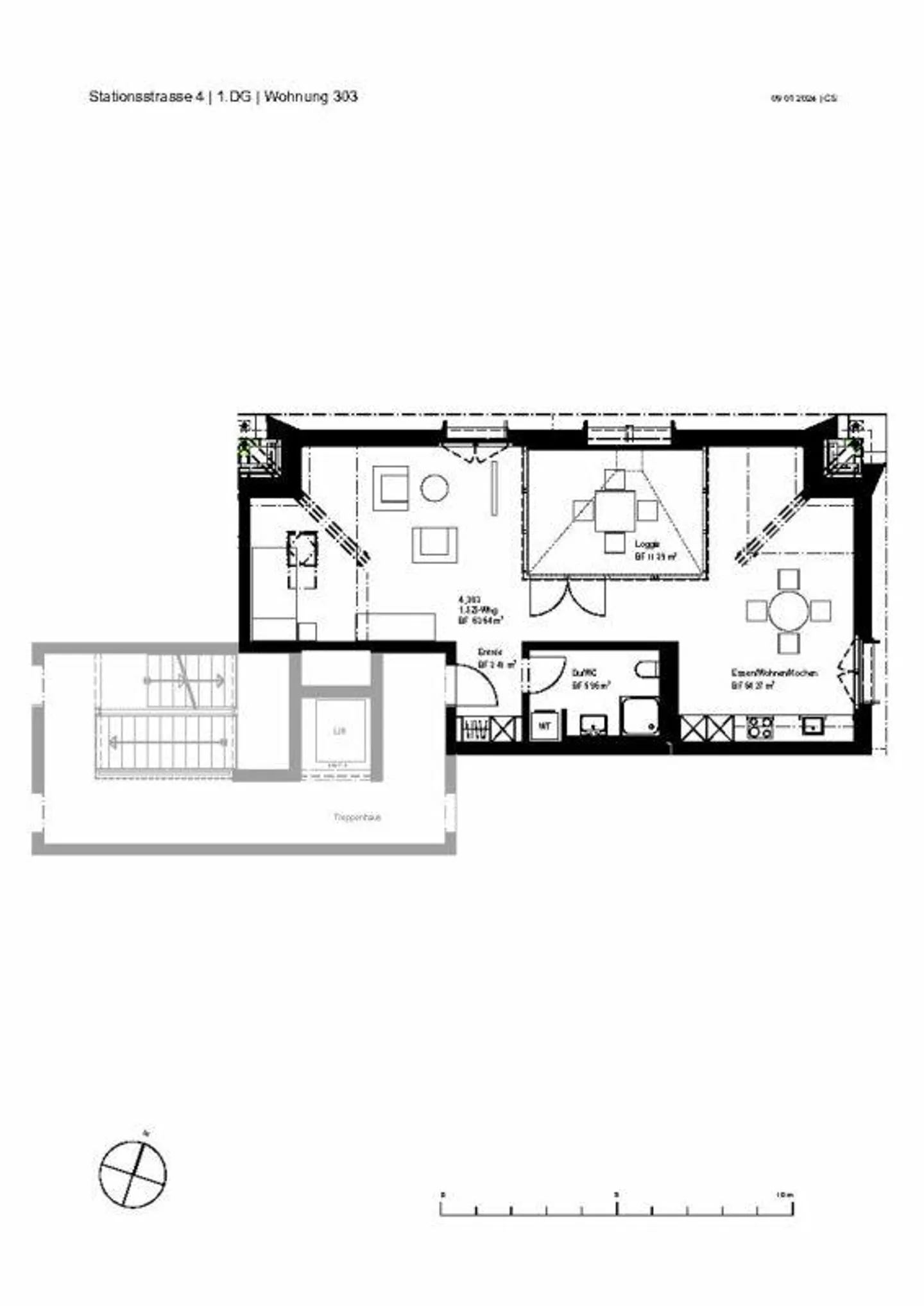 Single apartment in the central development of Arnegg - Photo 6 of 6