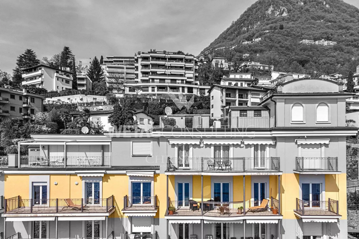 Lugano-Castagnola: Appartamento con vista mozzafiato sul lago di Lugano... - Foto 10 di 11